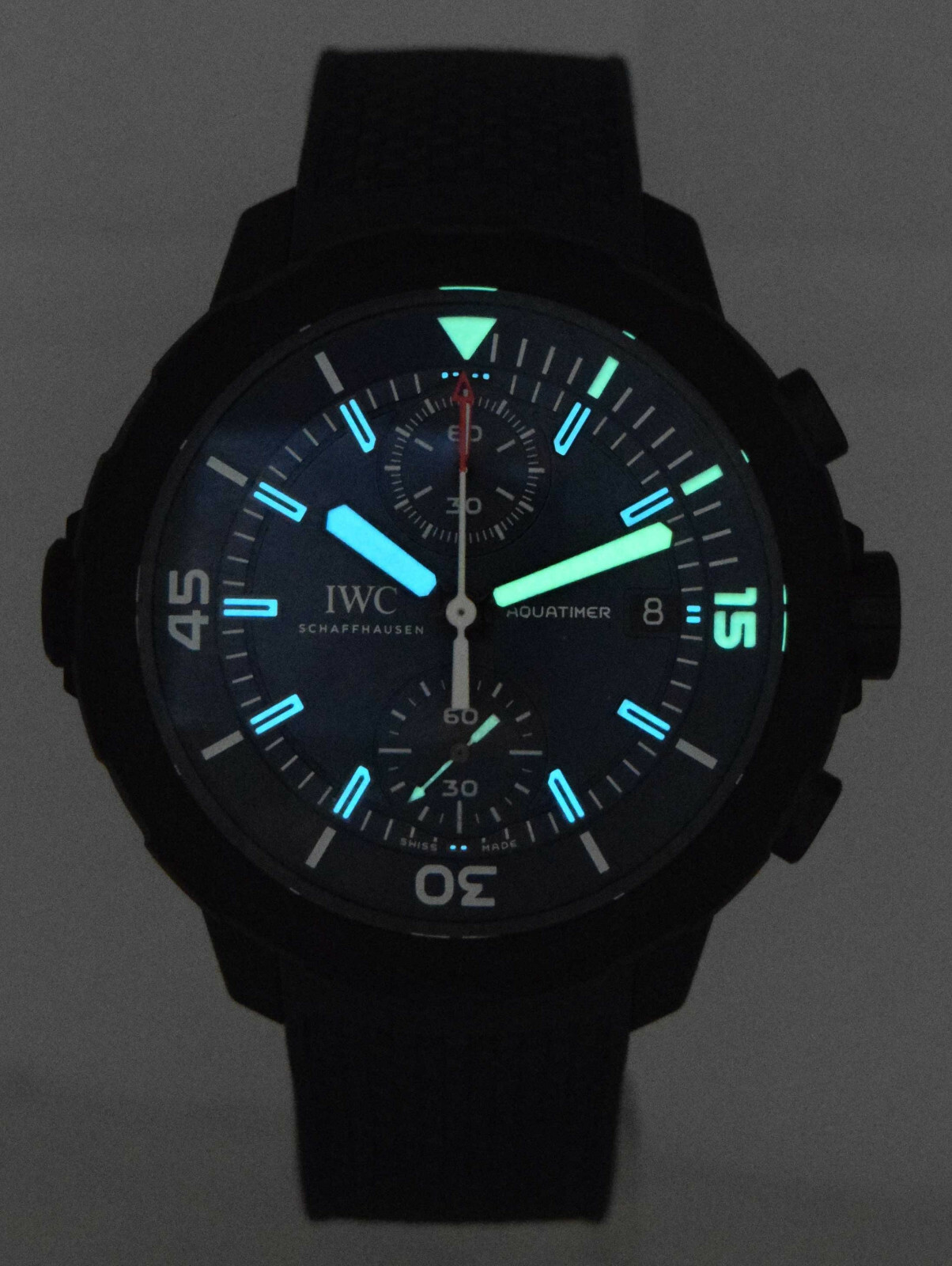 IWC Aquatimer Chronograph Edition Laureus Sport For Good Blue Dial B/P IW379507