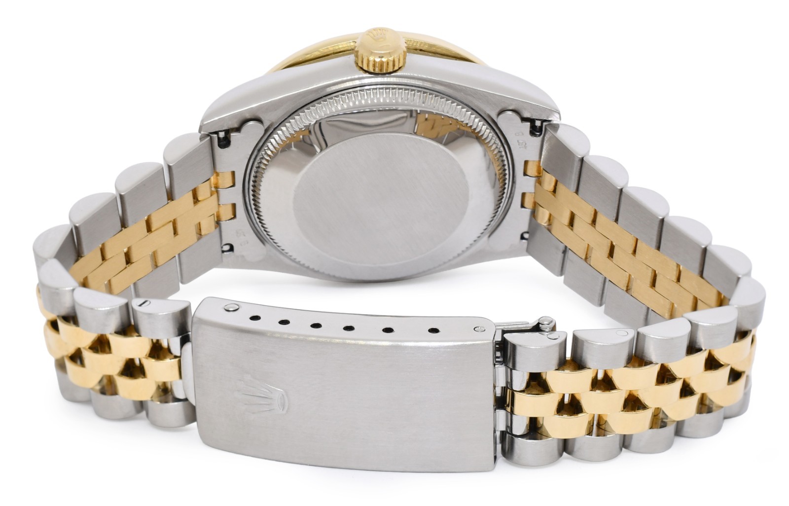 Rolex Datejust 18k Yellow Gold/Steel Diamond Dial/Bezel 31mm Watch S 68273