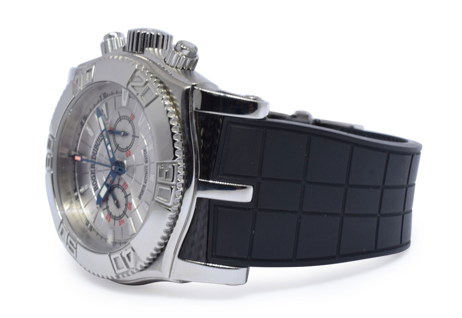 Roger Dubuis Easy Diver Chronograph Mens 46mm Automatic Watch +Box SE46 56 9/0