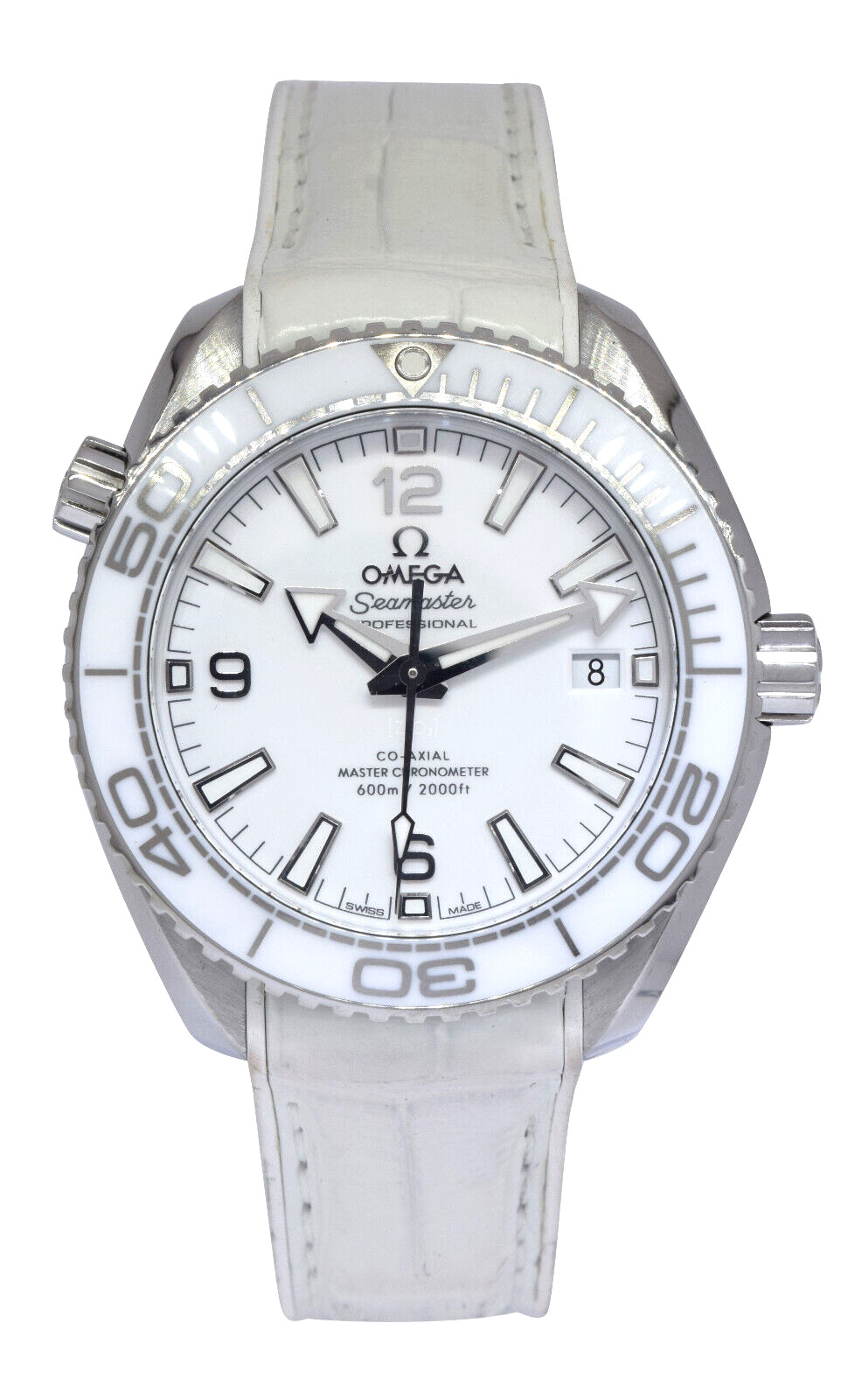 Omega Seamaster Planet Ocean 600M Steel White 37.5mm Watch 232.33.38.20.04.001 Omega Seamaster Planet Ocean 600M Steel White 37.5mm Watch 232.33.38.20.04.001