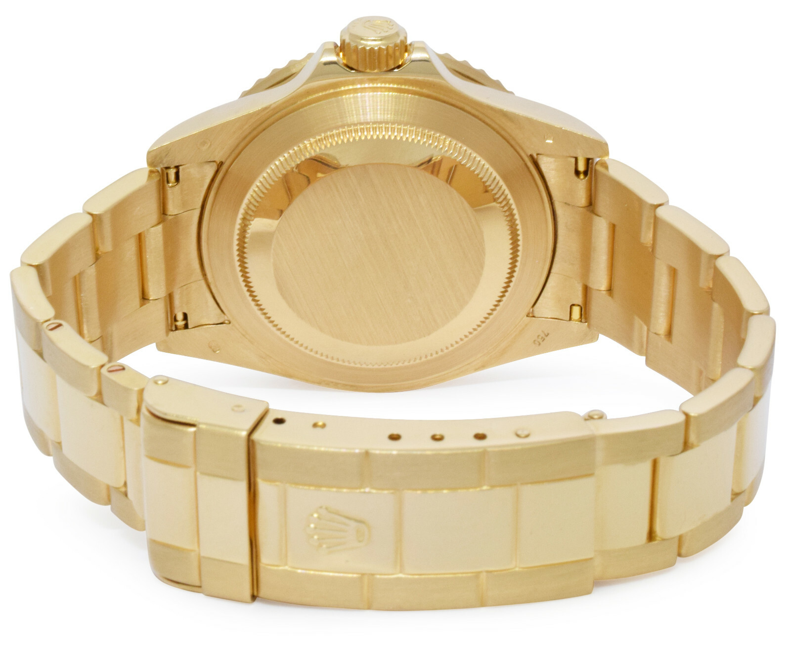 Rolex Submariner 18k Yellow Gold Blue Dial/Bezel Mens 40mm Watch  Z 16618