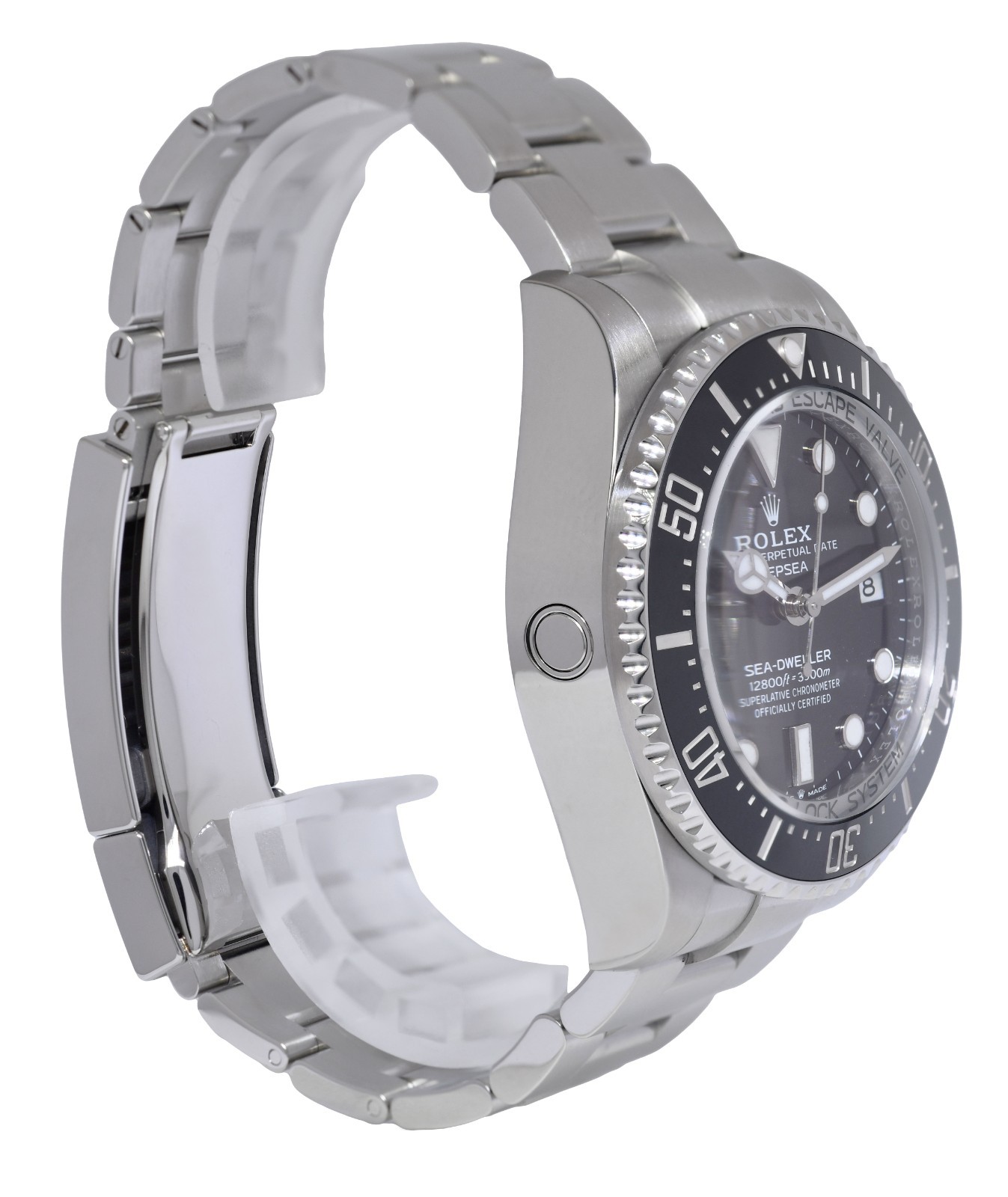 Rolex Sea-Dweller Deepsea Steel/Ceramic Black Mens 44mm Watch B/P '23 136660