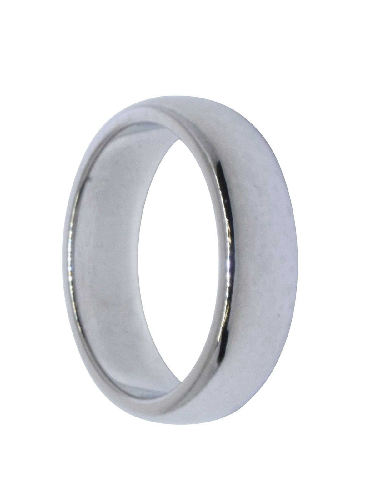 Tiffany & Co. Platinum 6mm Wedding Band Ring Size 7.75