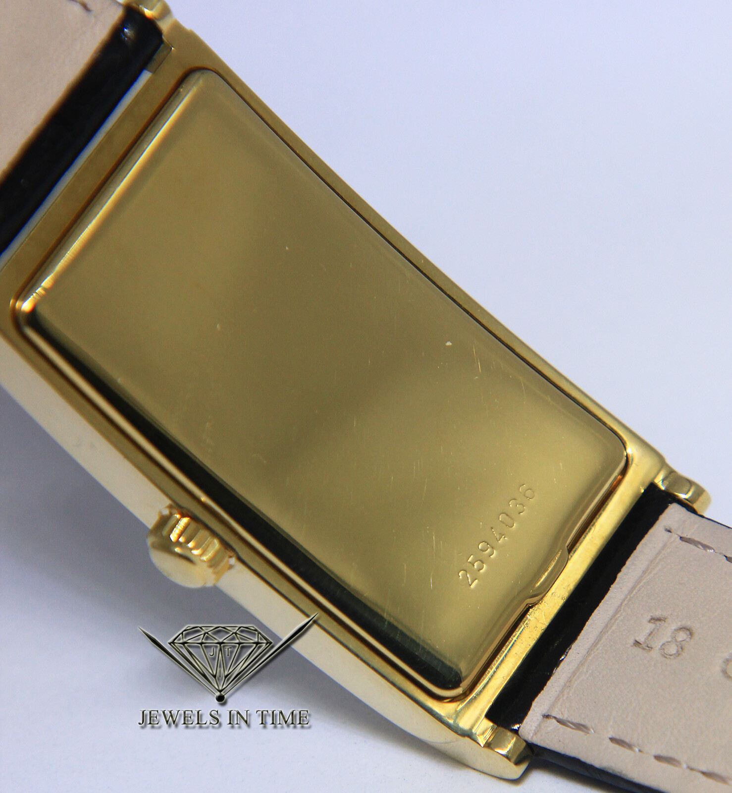 IWC Venezia 18k Yellow Gold White Dial Manual Wind Watch 2553
