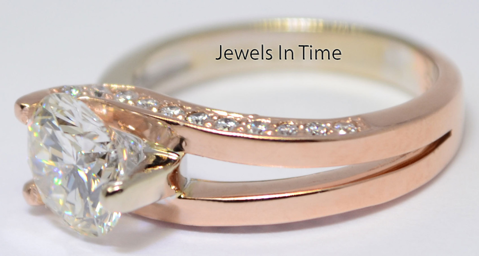 2.02 Carat Round Brilliant Diamond Ring 14k Gold Ladies Size 7 GIA