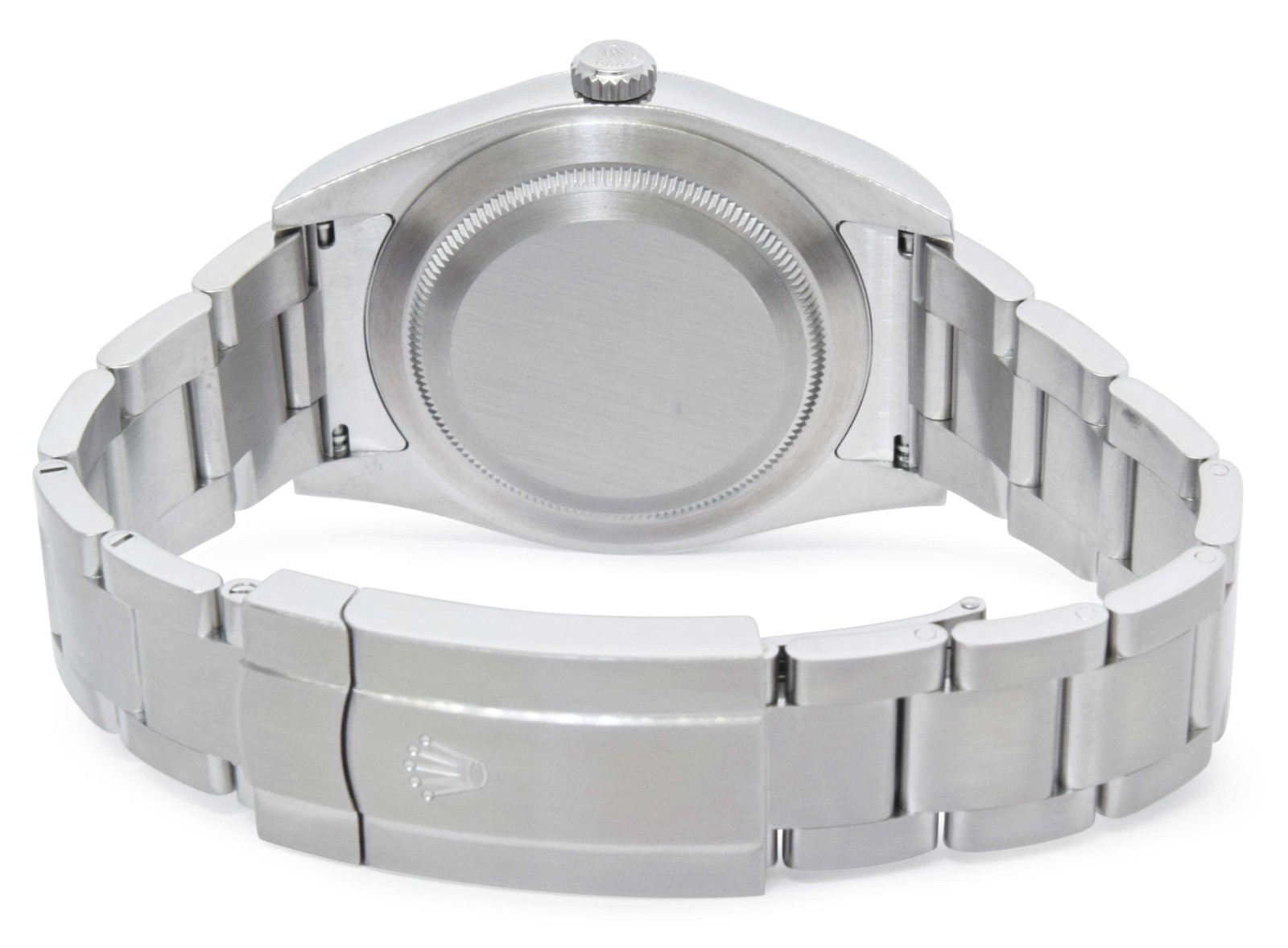 Rolex Oyster Perpetual 39 Steel Rhodium Dial Mens Watch Box/Papers '19 114300