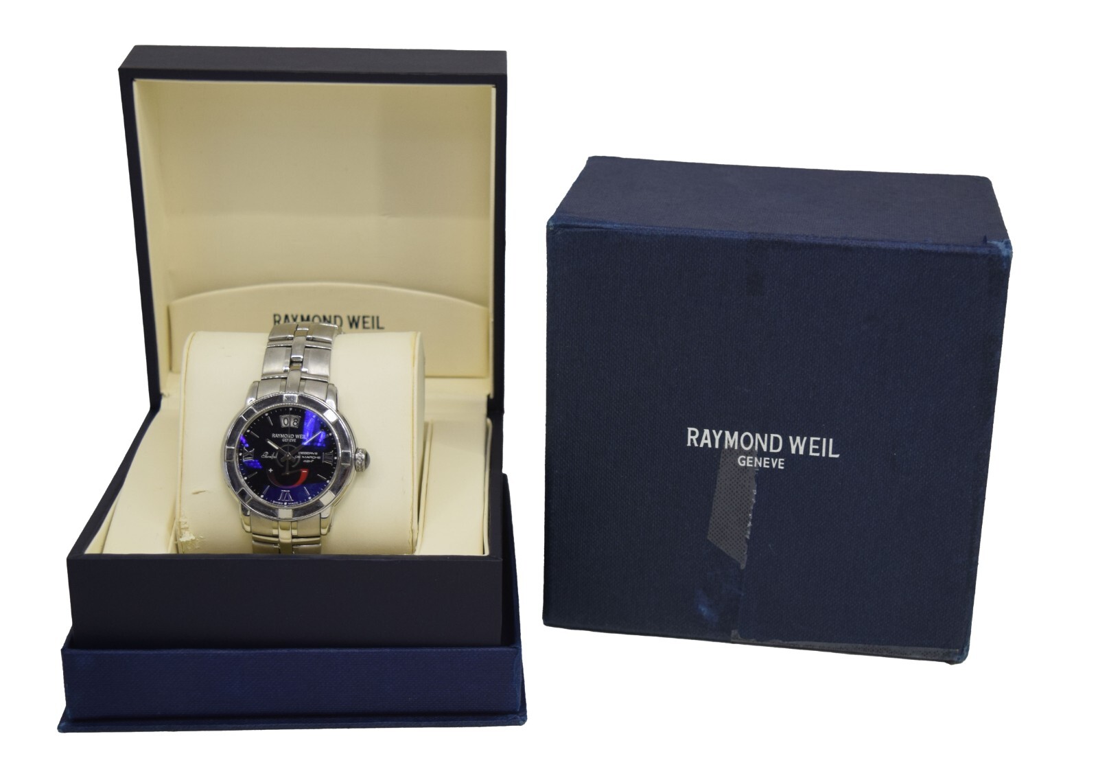 Raymond Weil Parsifal Steel Black Dial Mens 40mm Automatic Watch 2843-ST-00207