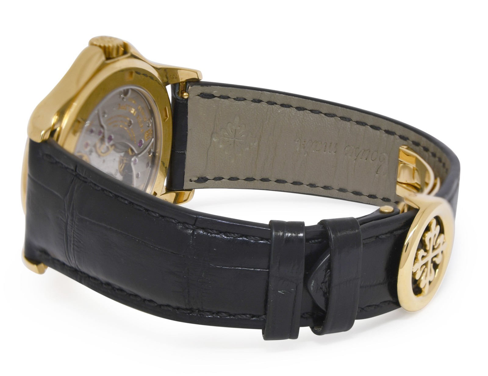 Patek Philippe World Time 5130 Yellow Gold Complications Mens 39.5mm Watch 5130J