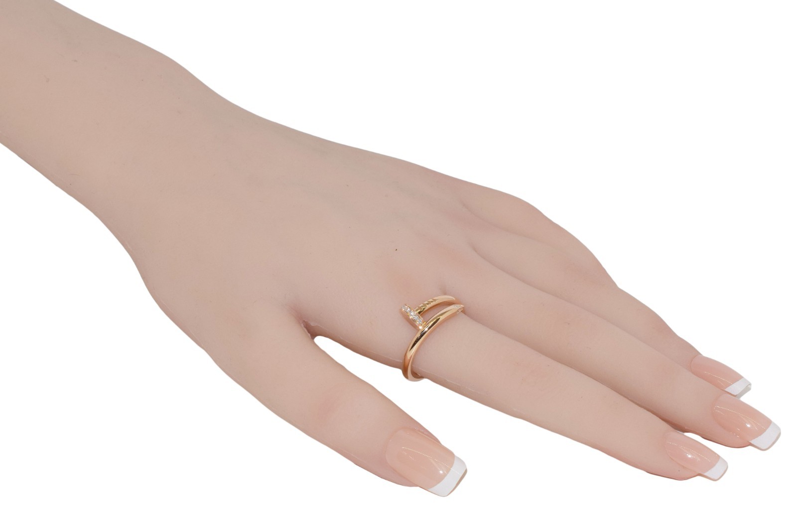 Cartier Juste Un Clou Ring 18k Rose Gold Diamond Nail Size 57 B/P '24 B4094857 Cartier Juste Un Clou Ring 18k Rose Gold Diamond Nail Size 57 B/P '24 B4094857