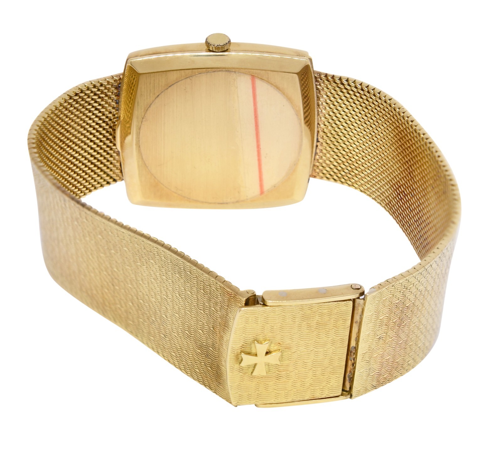 Vacheron Constantin Vintage Mens 18k Gold  Bracelet Watch Mechanical 7395