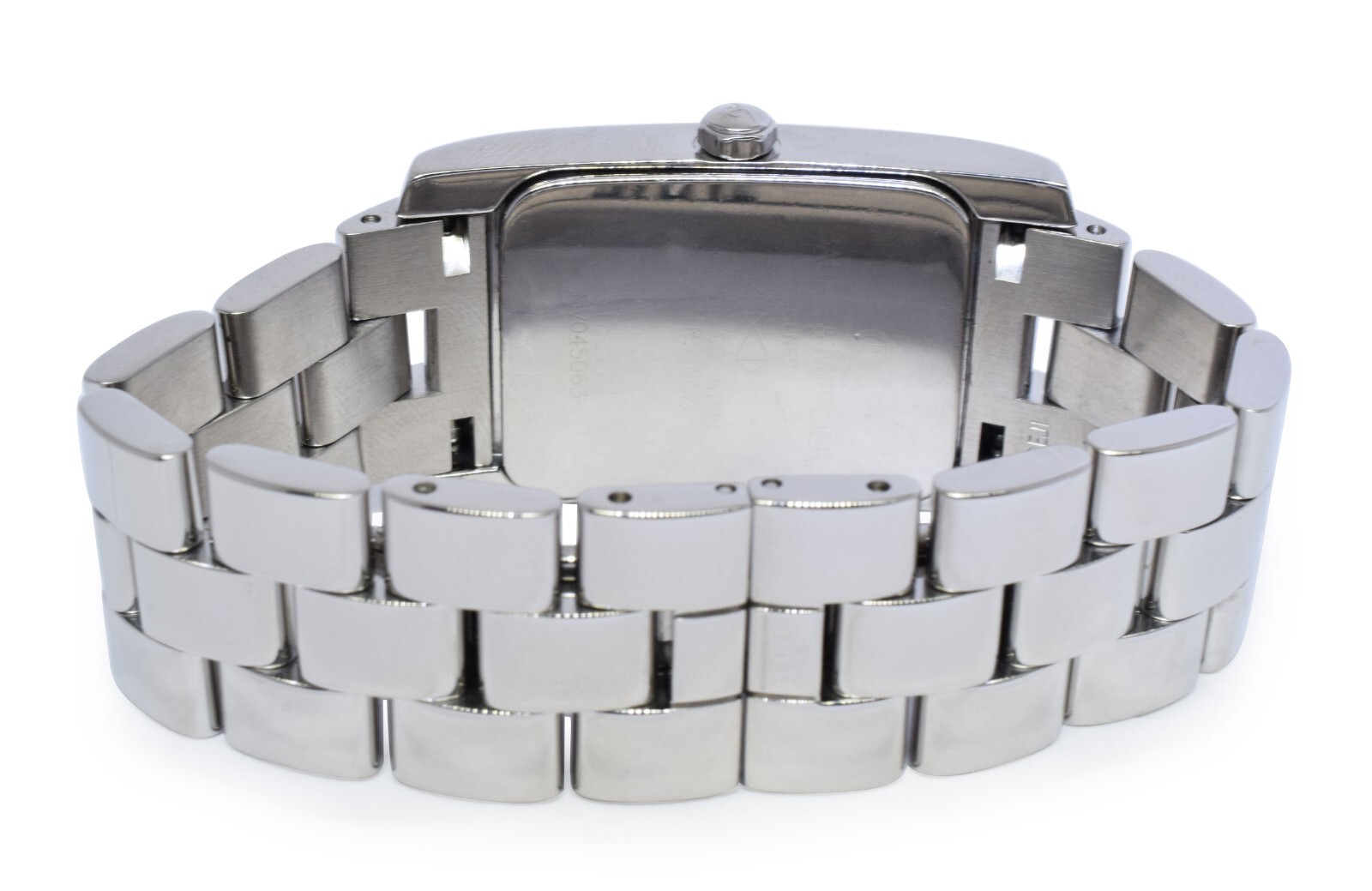 Baume & Mercier Hampton Stainless Steel Salmon Dial Ladies Quartz Watch MV045063