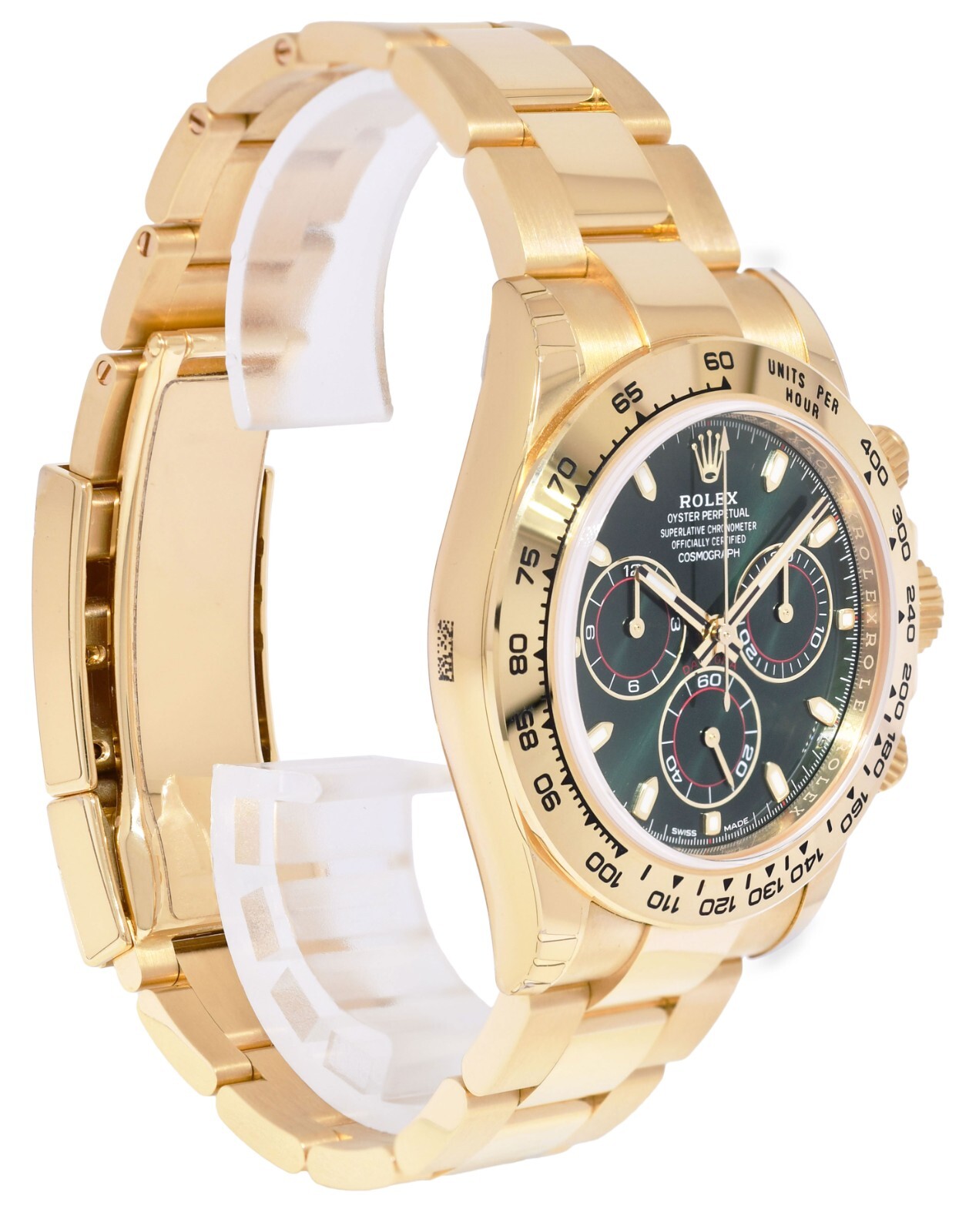 NOS Rolex Daytona Chronograph Yellow Gold Green Dial 40mm Watch B/P '22 116508 NOS Rolex Daytona Chronograph Yellow Gold Green Dial 40mm Watch B/P '22 116508