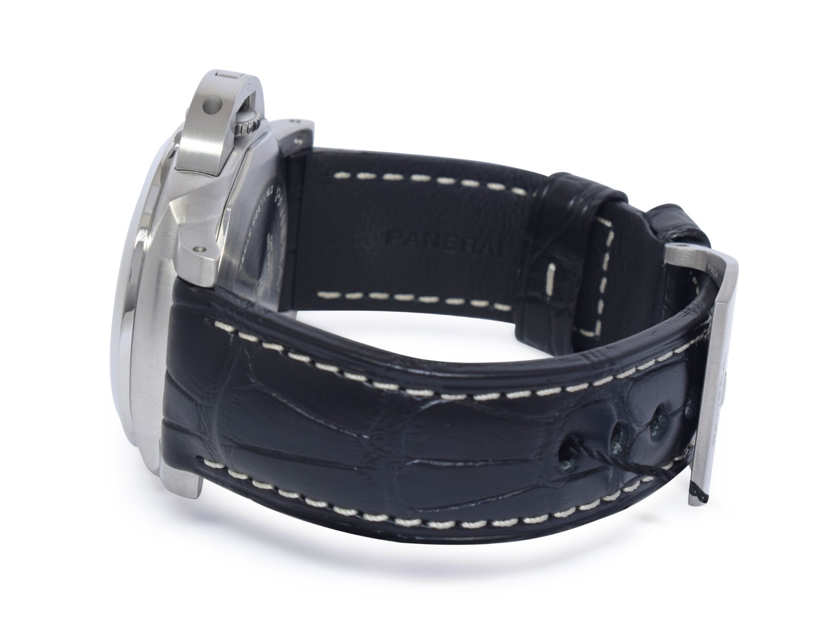 Panerai Luminor Marina PAM 1312 Steel Black Dial Mens 44mm Watch B/P PAM01312