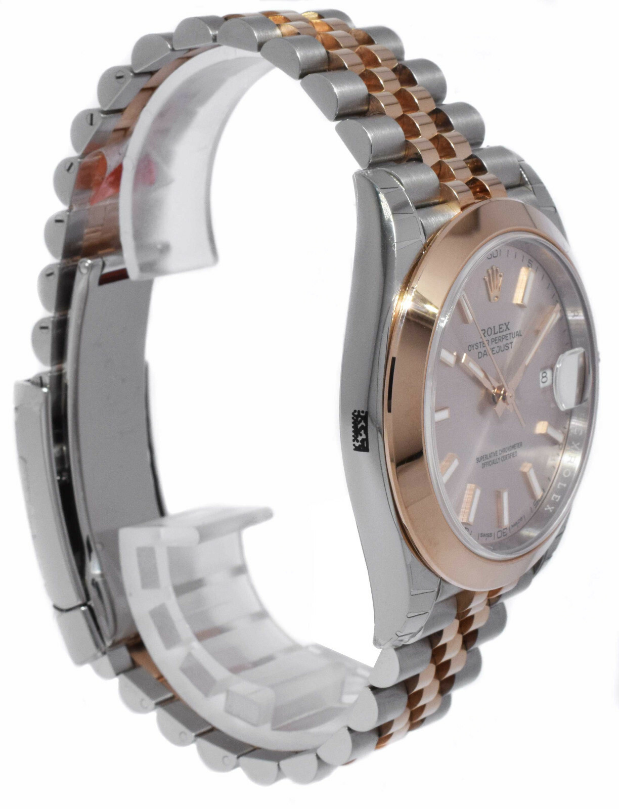 NEW Rolex Datejust 41 18k Rose Gold/Steel Sundust Dial Watch B/P '20 126301