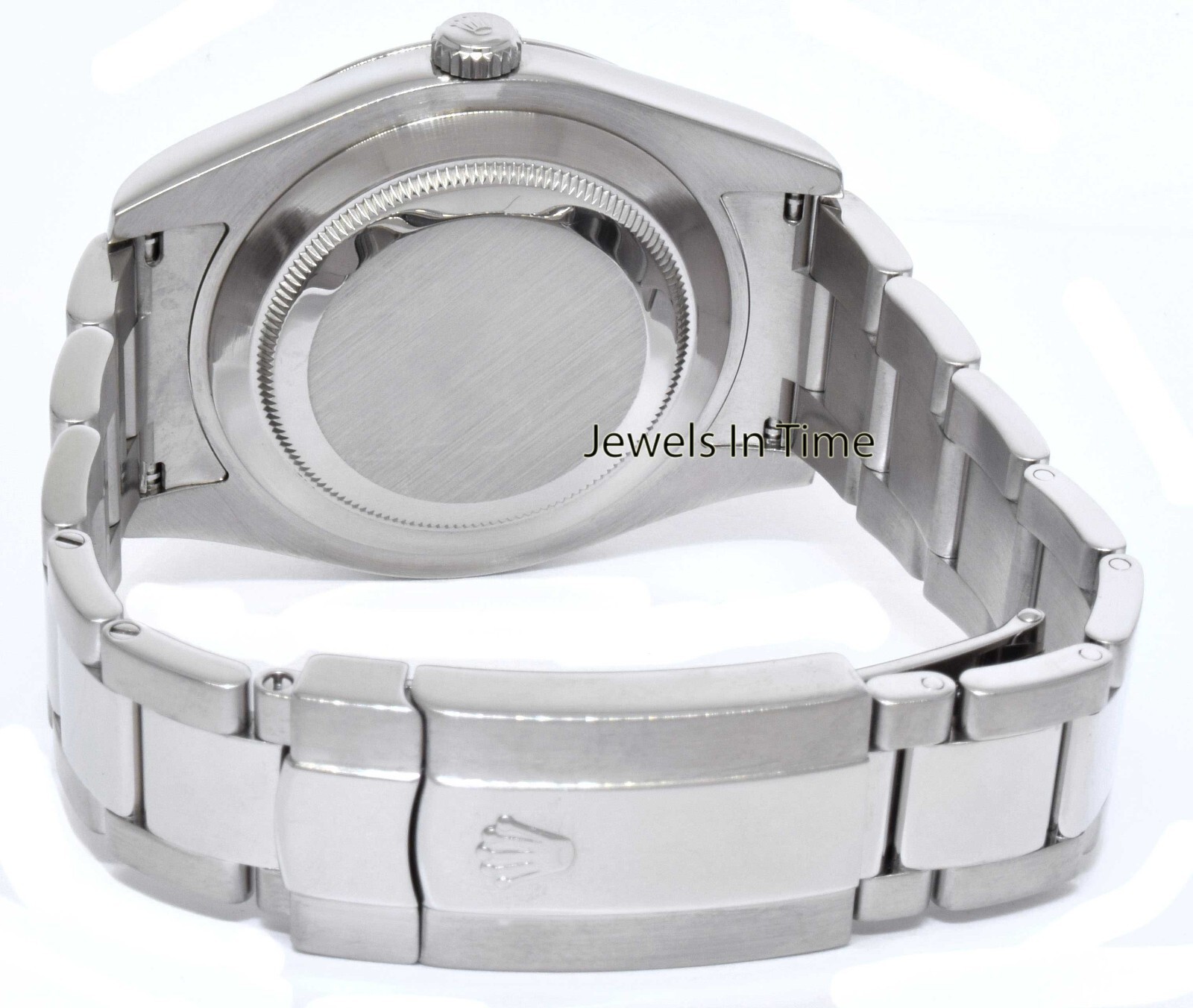 Rolex Datejust II Steel Pave Diamond Roman Dial & Bezel 41mm Oyster Watch 116300