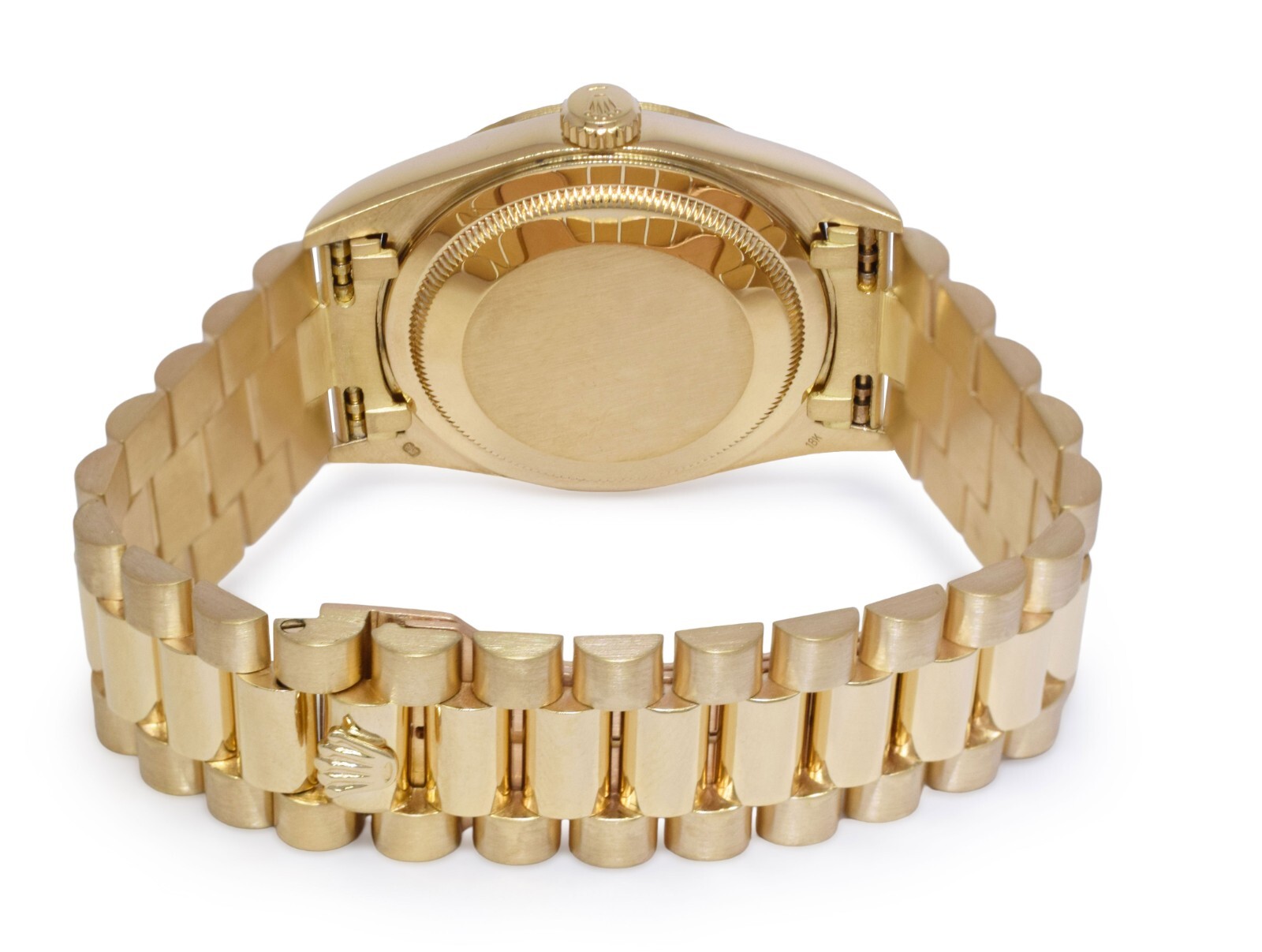 Rolex Day-Date President 18k Yellow Gold MOP Diamond Dial Watch T 18238