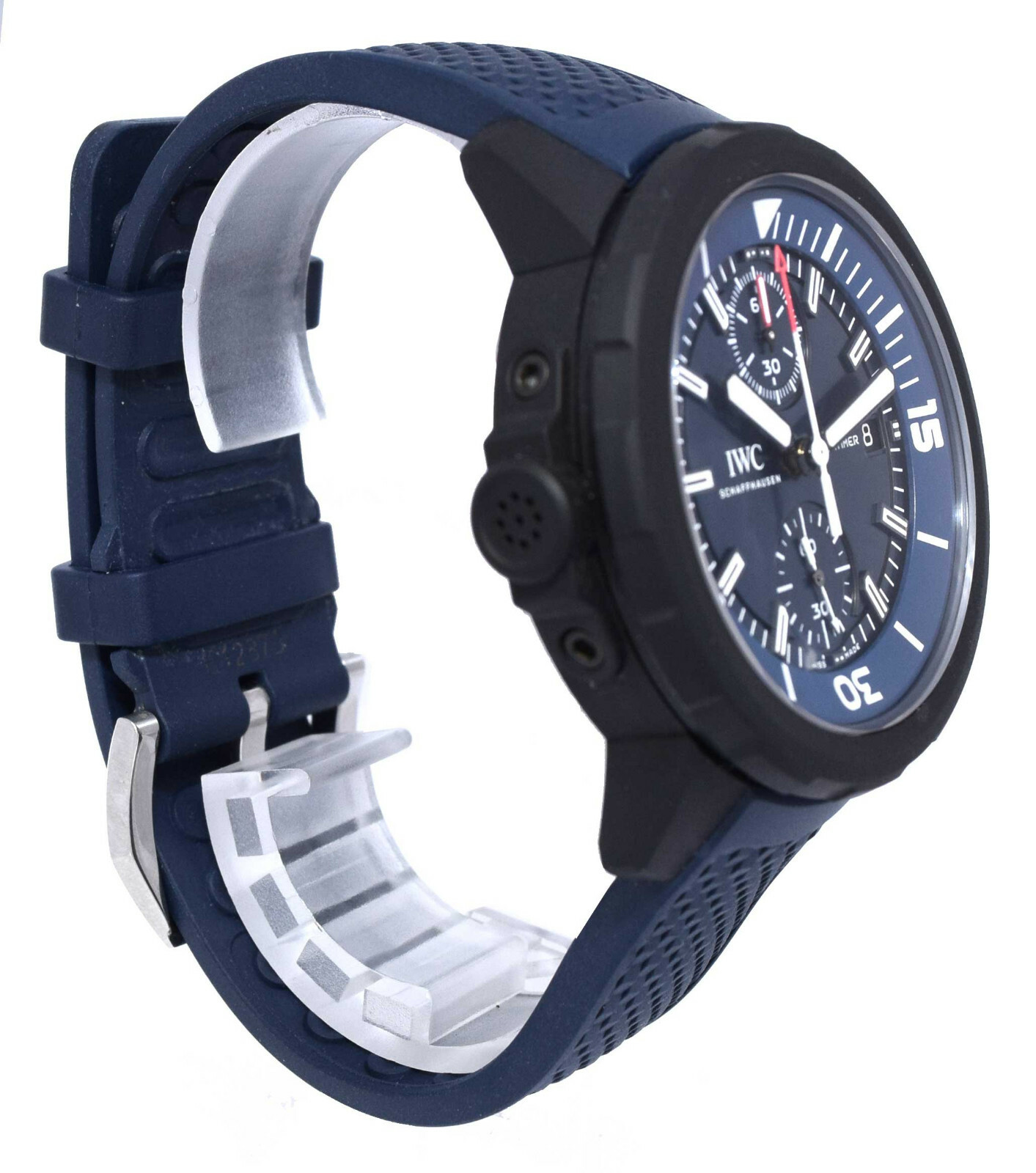 IWC Aquatimer Chronograph Edition Laureus Sport For Good Blue Dial B/P IW379507
