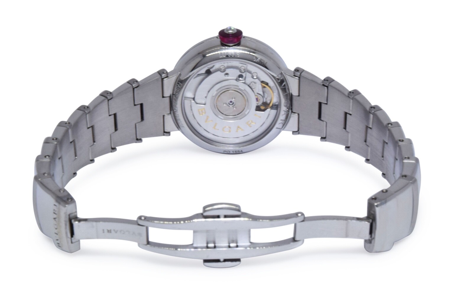 Bvlgari Lucea Stainless Silver Dial Automatic Ladies Watch/Box 102219 LU33C66SSD