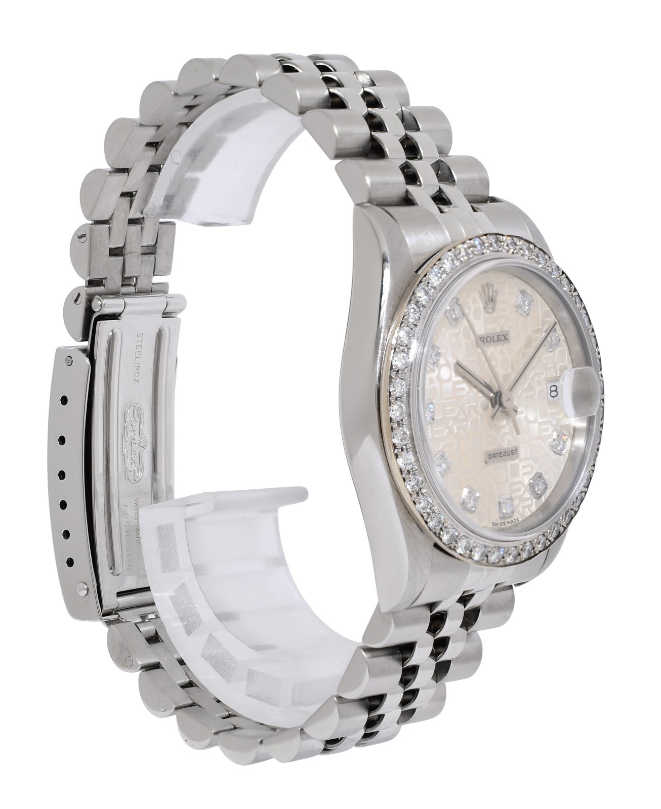 Rolex Datejust Steel Jubilee Diamond Dial/Bezel Ladies 31mm Watch T 68274