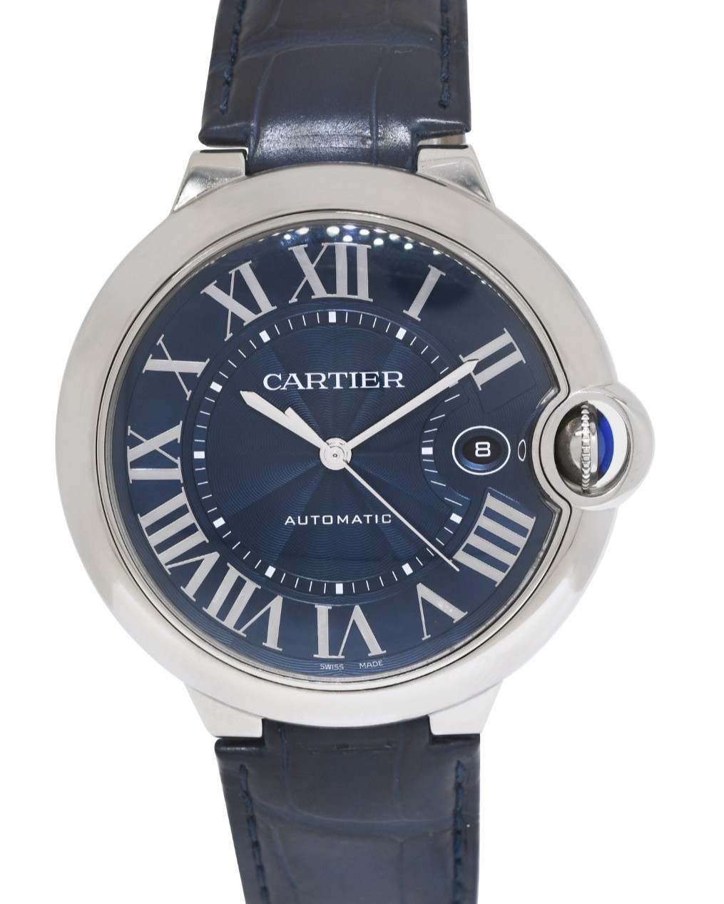 Cartier Ballon Bleu 42mm Steel Blue Dial Mens Automatic Watch WSBB0027 3765 Cartier Ballon Bleu 42mm Steel Blue Dial Mens Automatic Watch WSBB0027 3765