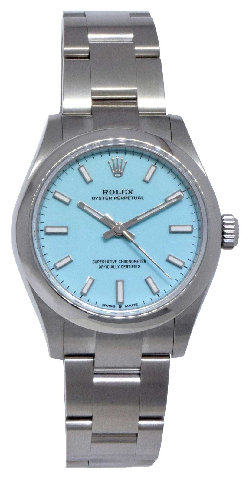NEW Rolex Oyster Perpetual 31 Steel Blue Dial Mens Watch Box/Papers '20 277200
