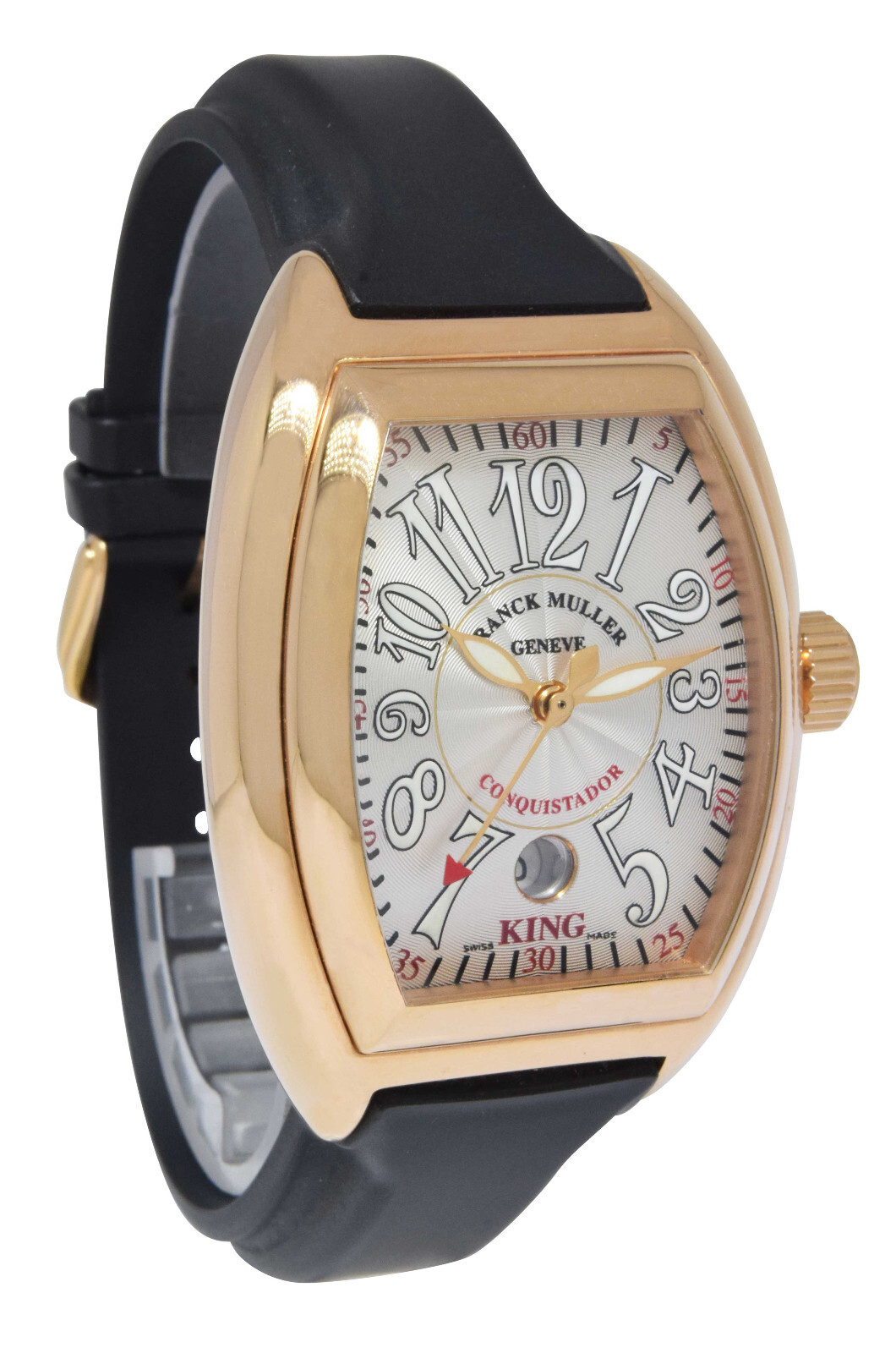 Franck Muller Conquistador KING 18k Rose Gold Mens 40mm Watch 8002 SC King