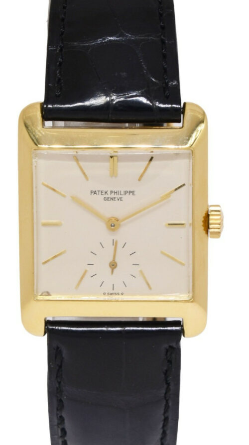 Patek Philippe Vintage Square 2488 18k Yellow Gold Mens Manual Watch 2488J Patek Philippe Vintage Square 2488 18k Yellow Gold Mens Manual Watch 2488J