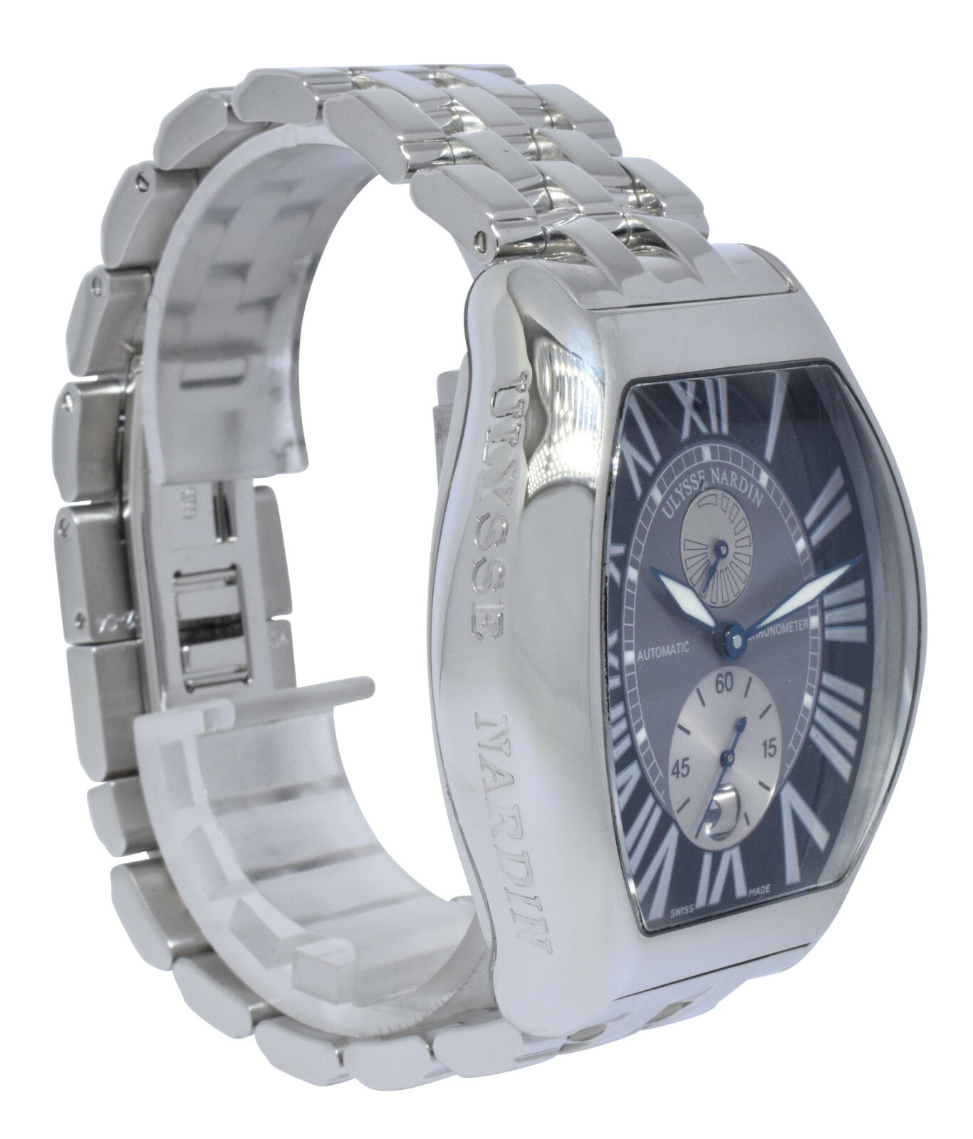 Ulysse Nardin Michelangelo Gigante Steel Gray/Black Dial Mens Watch 273-68