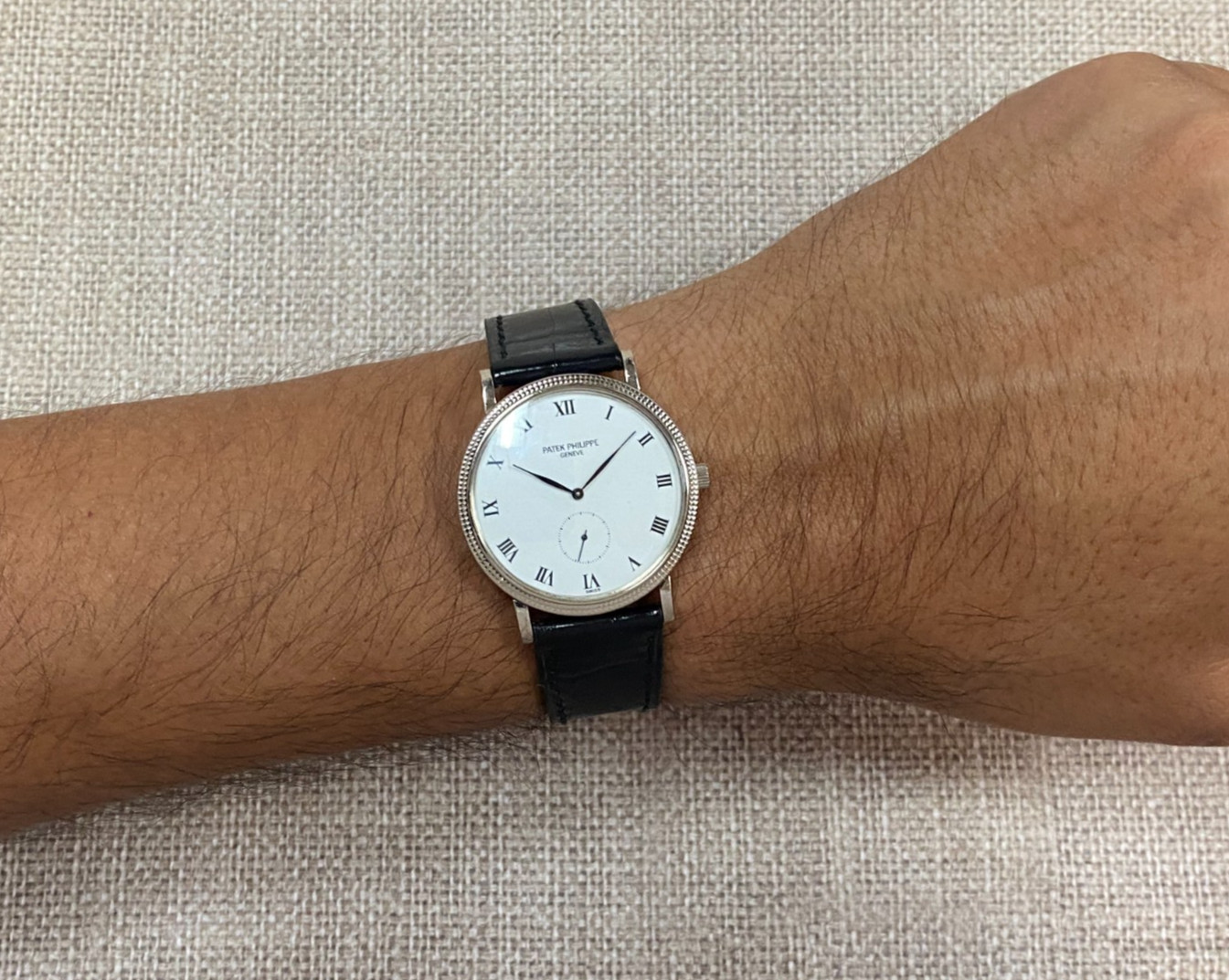 Patek Philippe Calatrava 3919 18k White Gold 33mm Manual Watch 3919G