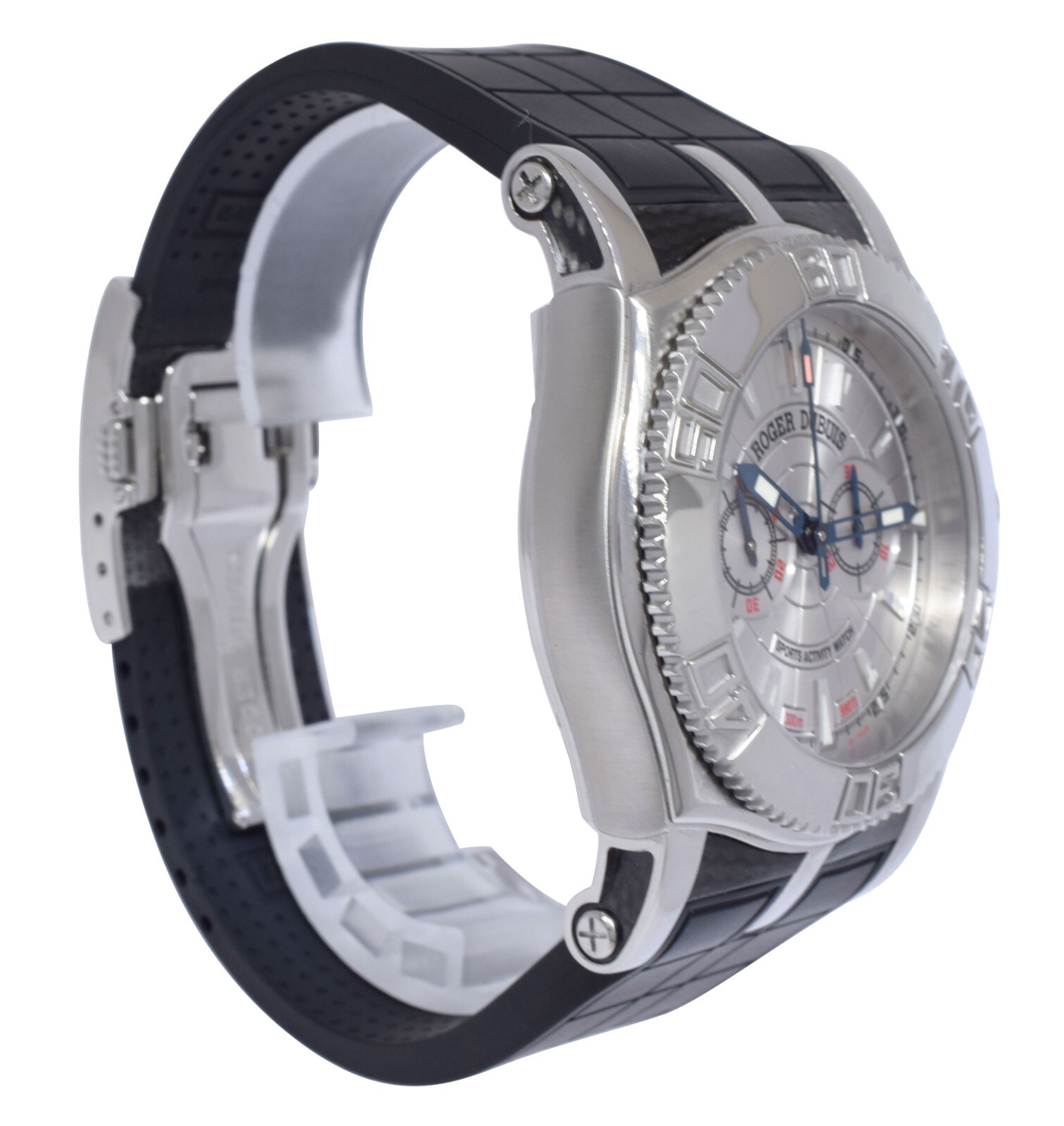 Roger Dubuis Easy Diver Chronograph Mens 46mm Automatic Watch +Box SE46 56 9/0