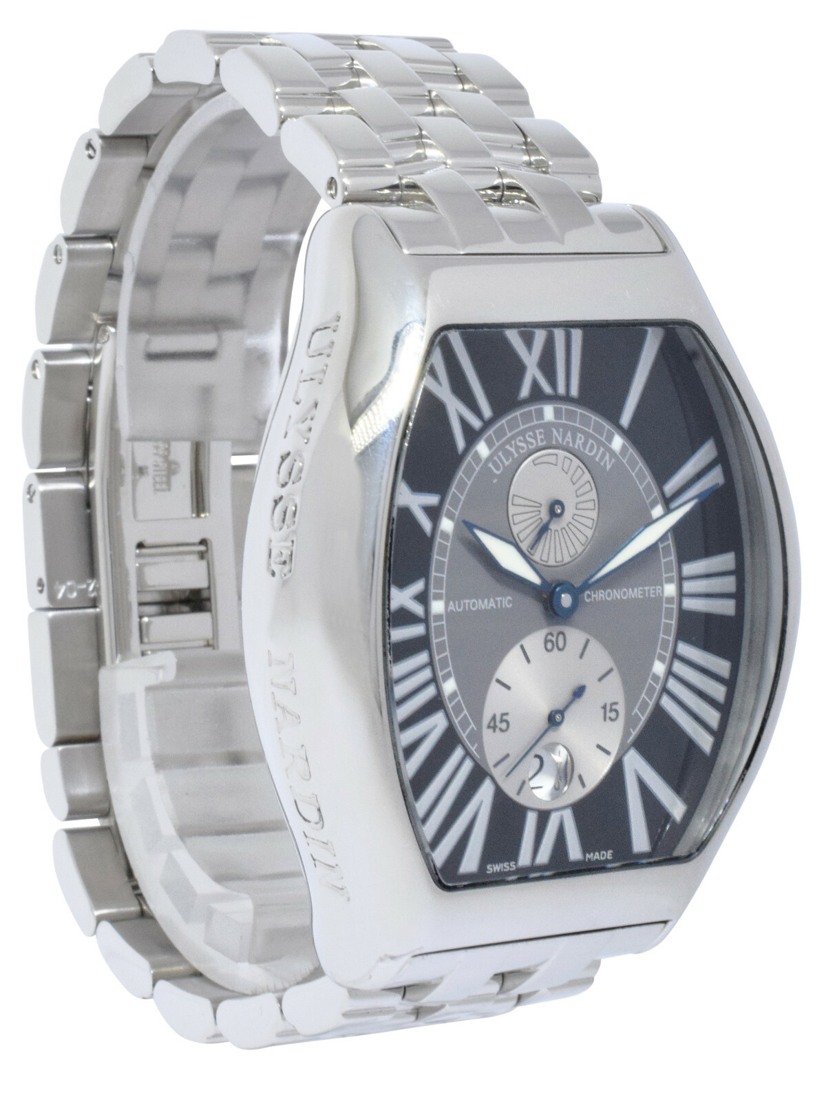 Ulysse Nardin Michelangelo Gigante Steel Gray/Black Dial Mens Watch 273-68