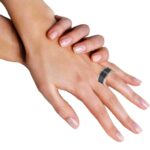 Bvlgari B.Zero1 18k Rose Gold & Black Ceramic Four Band Ring Size 59 B/P 345857