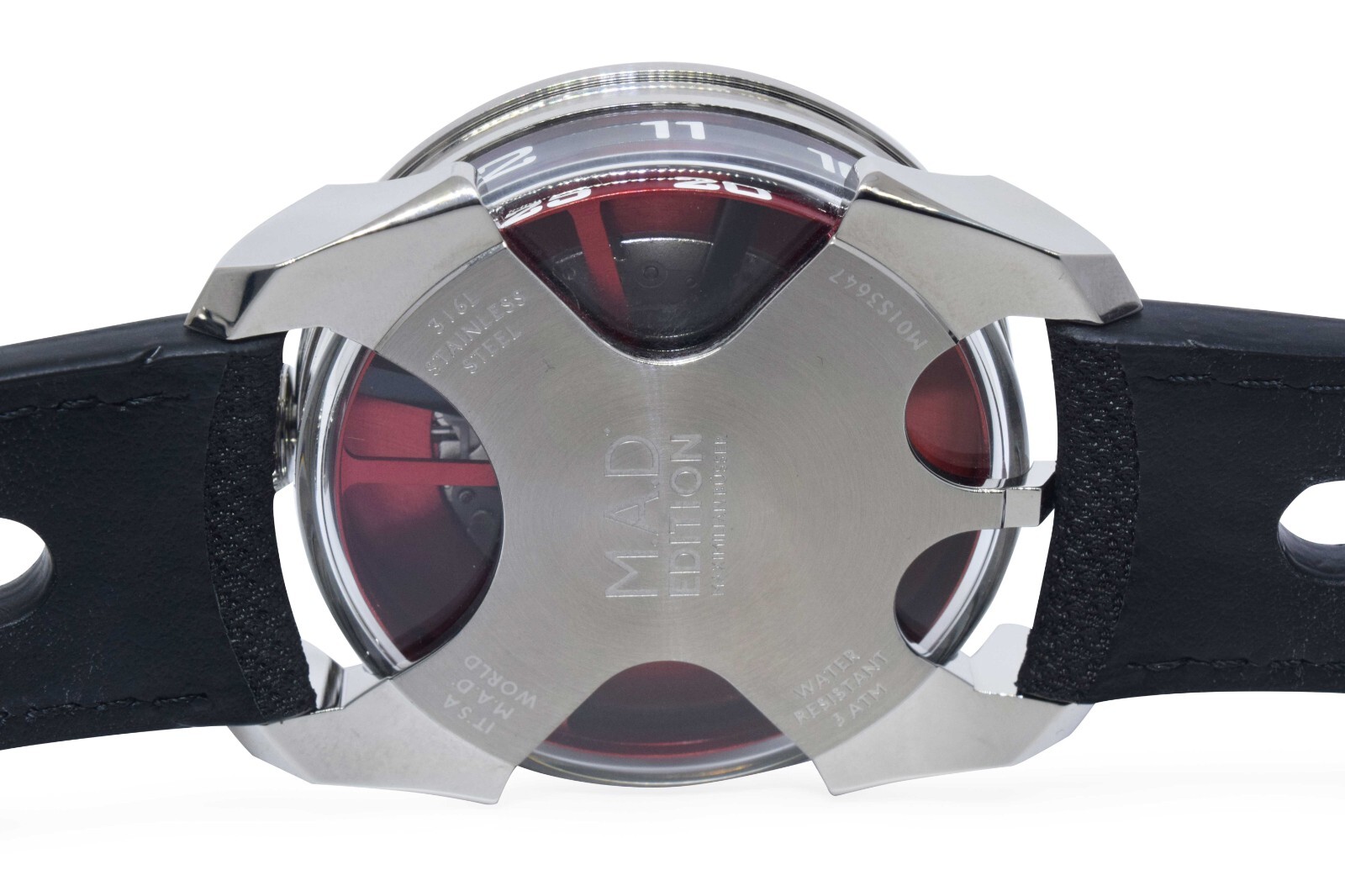 M.A.D. 1 RED by MB&F Steel Mens 42mm Automatic Watch B/P '21 MAD 1 EDITION