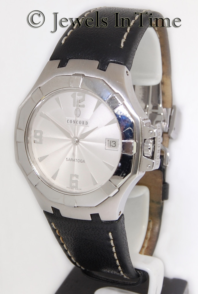 Concord Mens Saratoga 14.C2.1894 Stainless Steel Quartz Concord Mens Saratoga 14.C2.1894 Stainless Steel Quartz