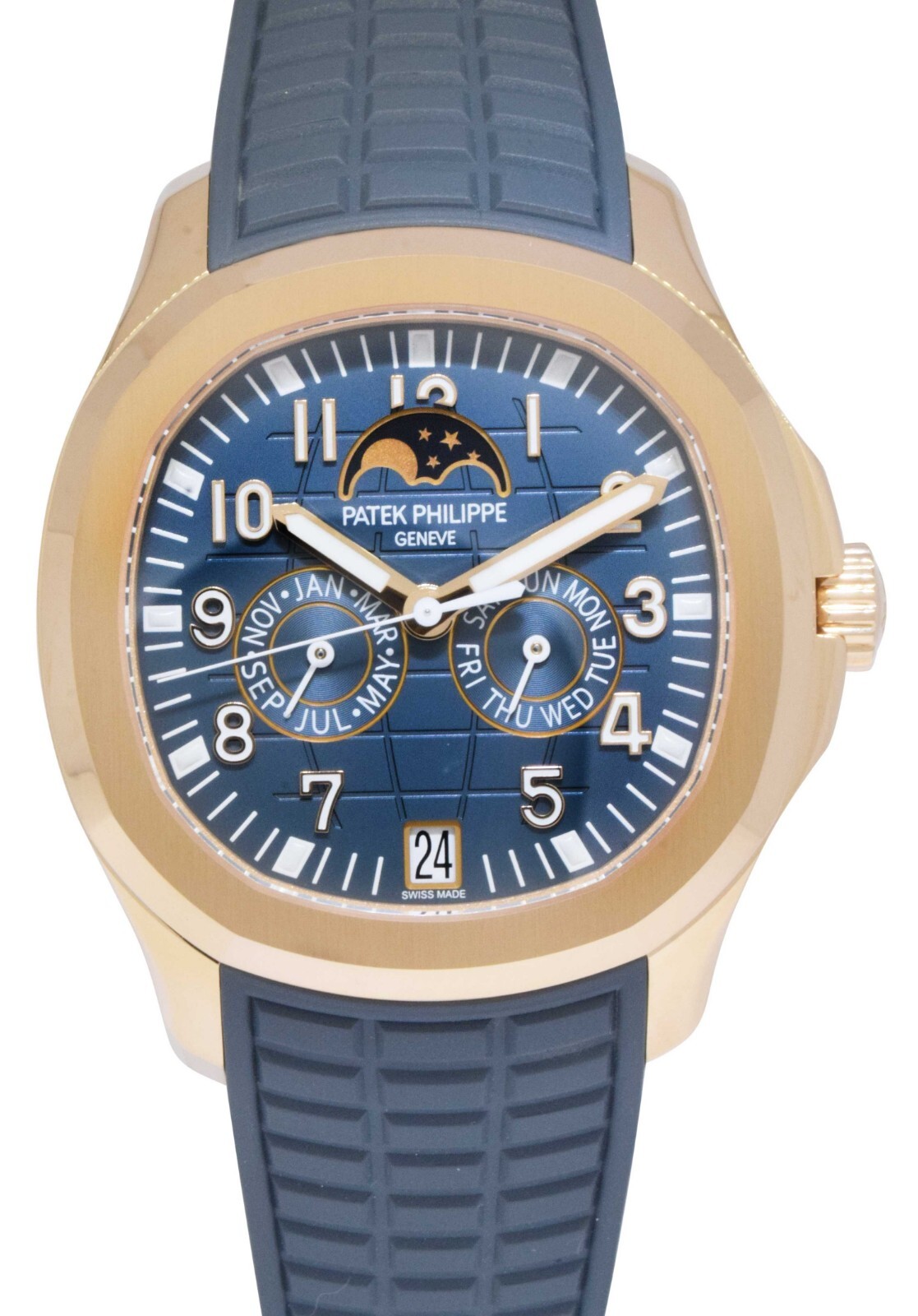 NEW Patek Aquanaut Annual Calendar 18k Rose Gold Watch B/P '23 5261R