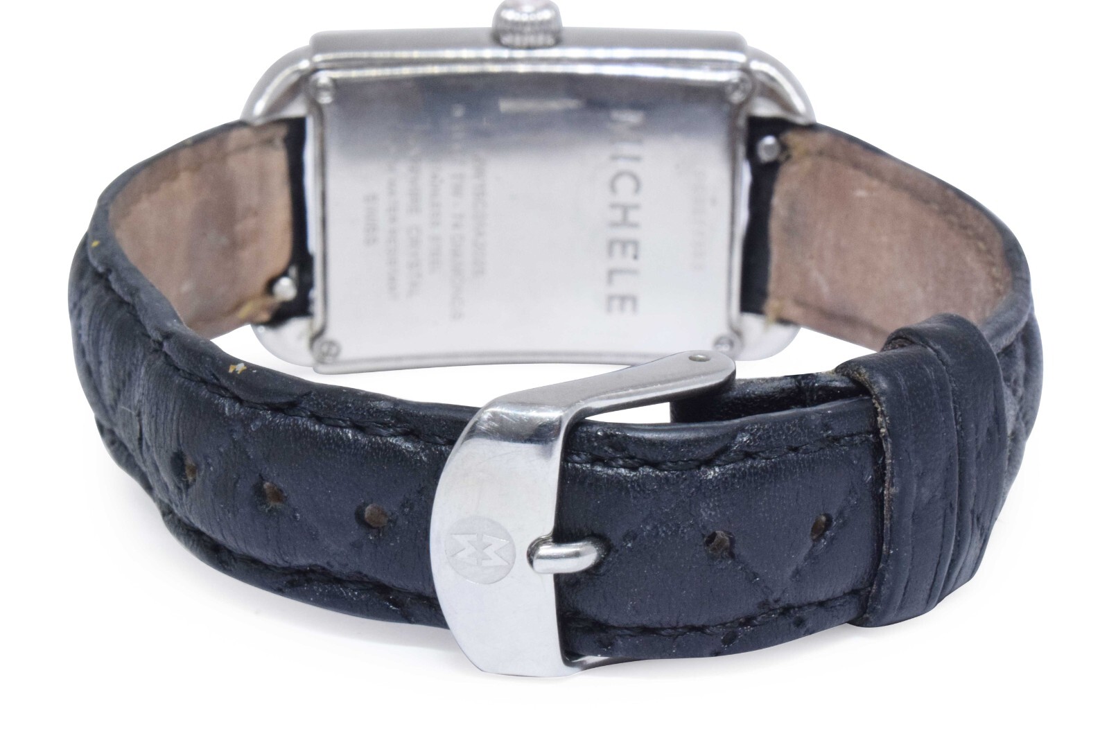 Michele Milou Park Diamond Steel MOP Ladies Quartz Watch MW15C01A2025