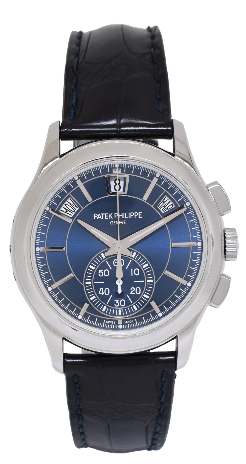 Patek Philippe 5905 Annual Calendar Chronograph Platinum Mens 42mm Watch 5905P