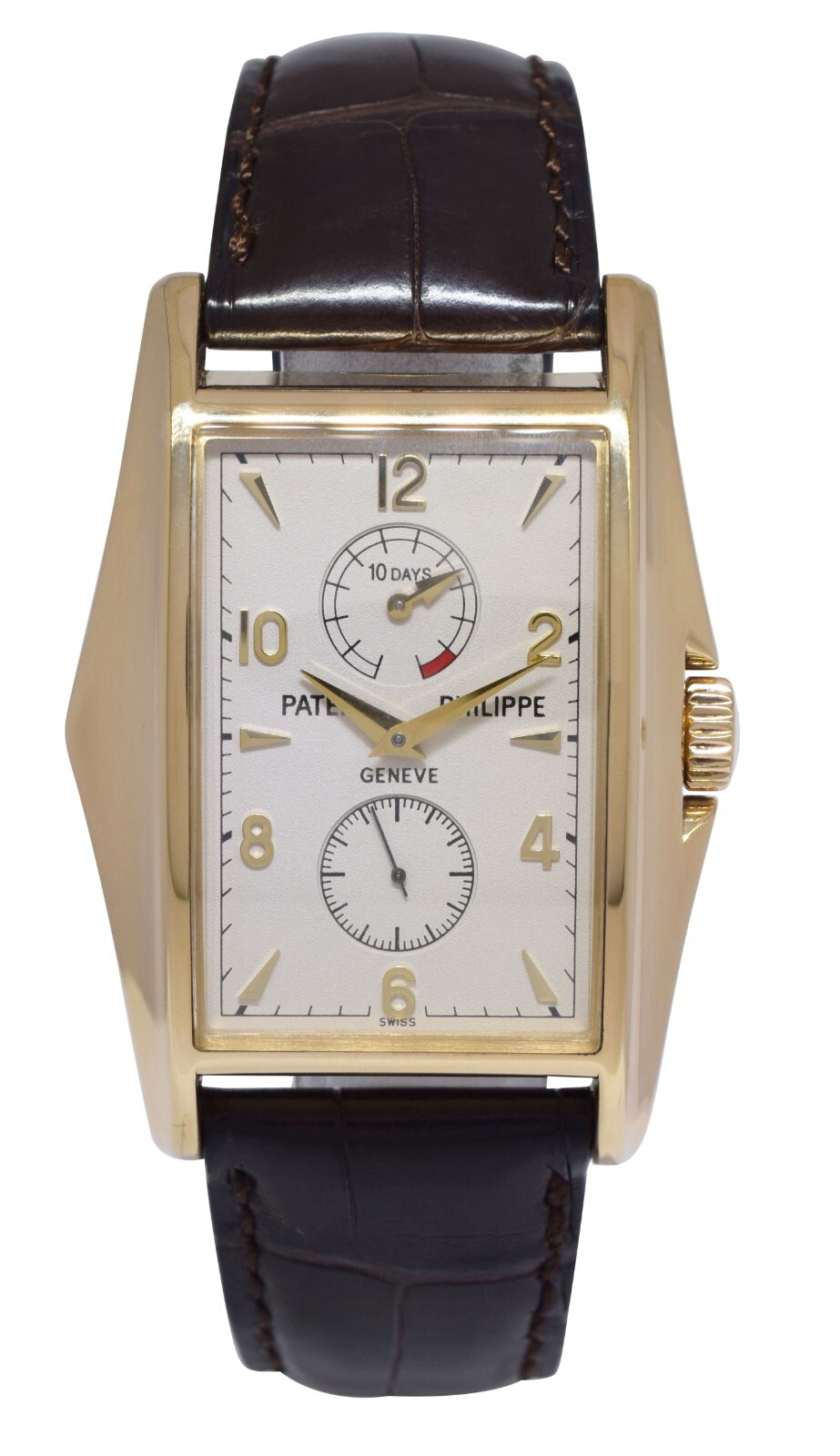 Patek Philippe 5100 Gondolo 18k Yellow Gold Watch 10 Day Power Reserve B/P 5100J
