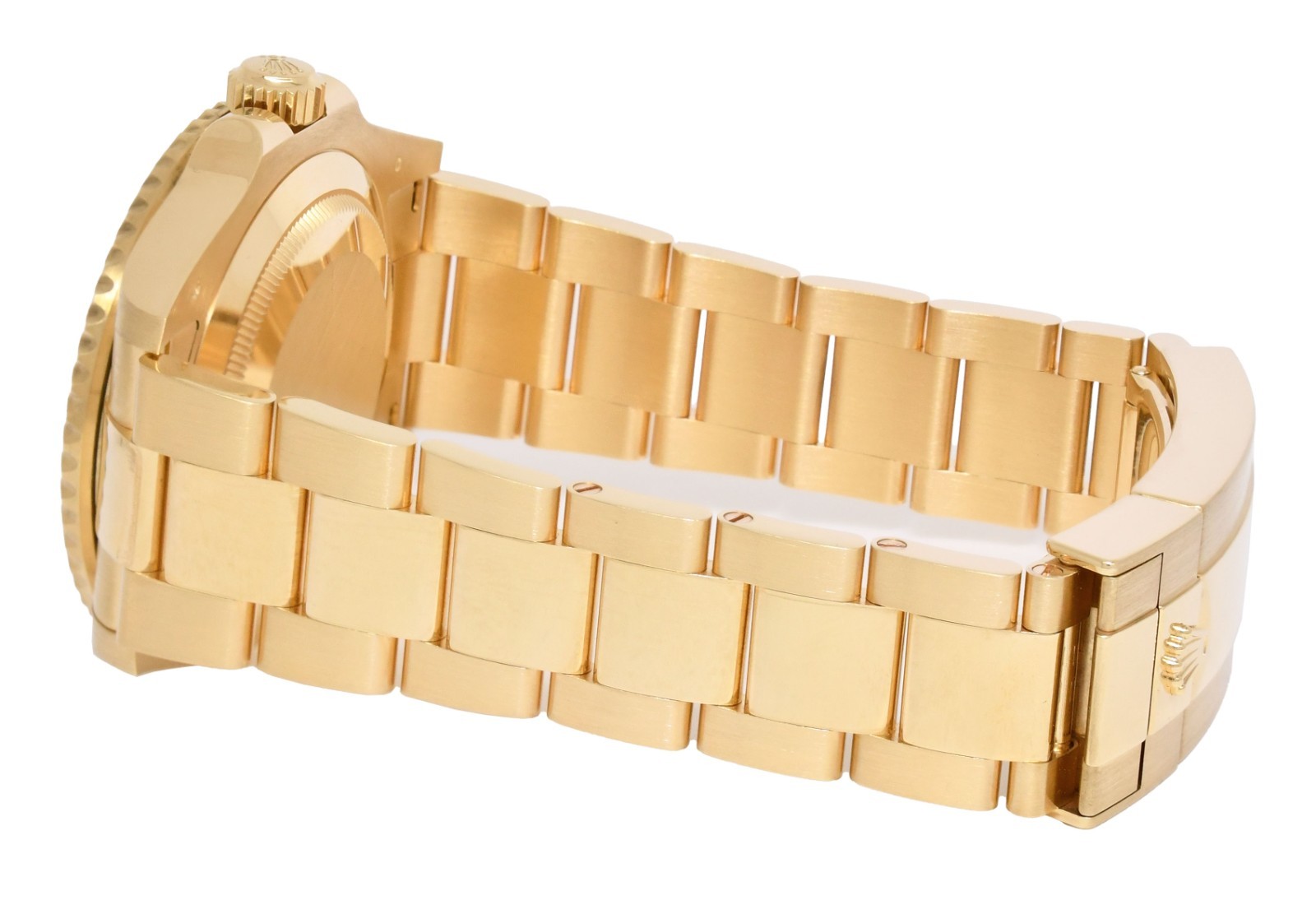 Rolex Submariner Date 18k Yellow Gold Blue Ceramic 41mm Watch B/P '23 126618 LB