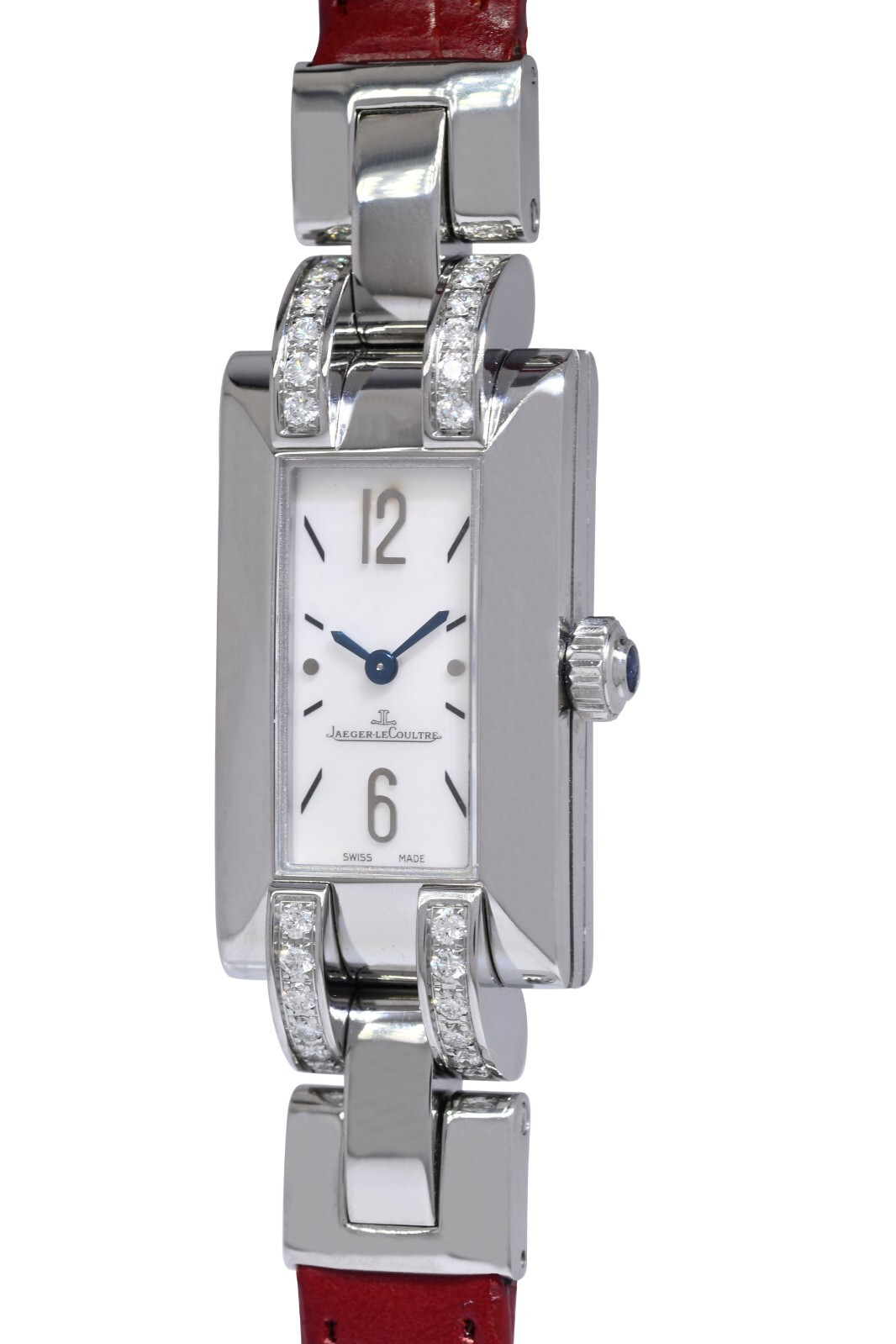 Jaeger LeCoultre Ideale Steel MOP Diamond Ladies Quartz Watch Q4608421 460.8.08