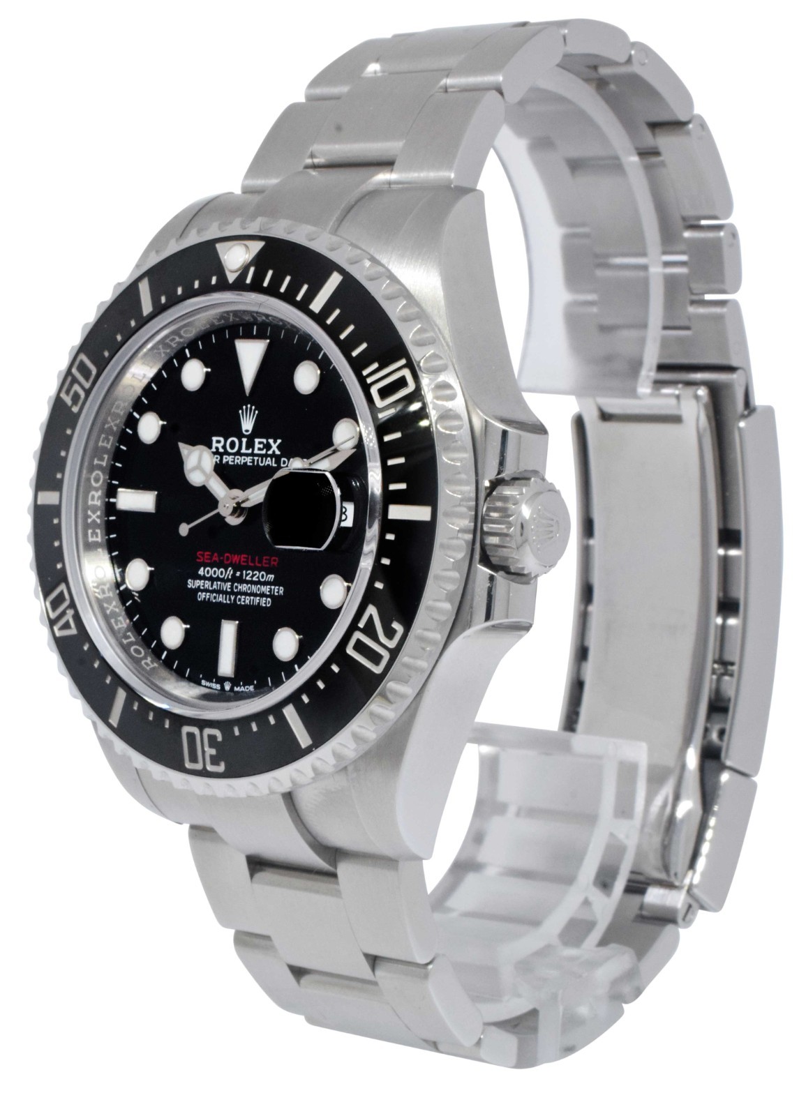 Rolex Red Sea-Dweller 50th Steel/Ceramic Black Dial 43mm Watch B/P '21 126600