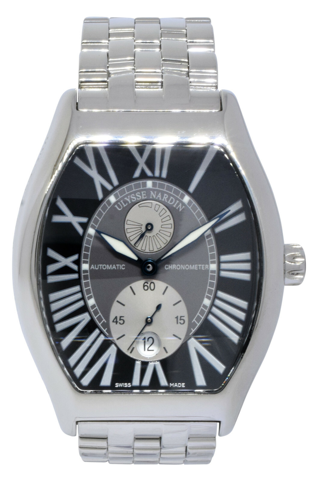 Ulysse Nardin Michelangelo Gigante Steel Gray/Black Dial Mens Watch 273-68