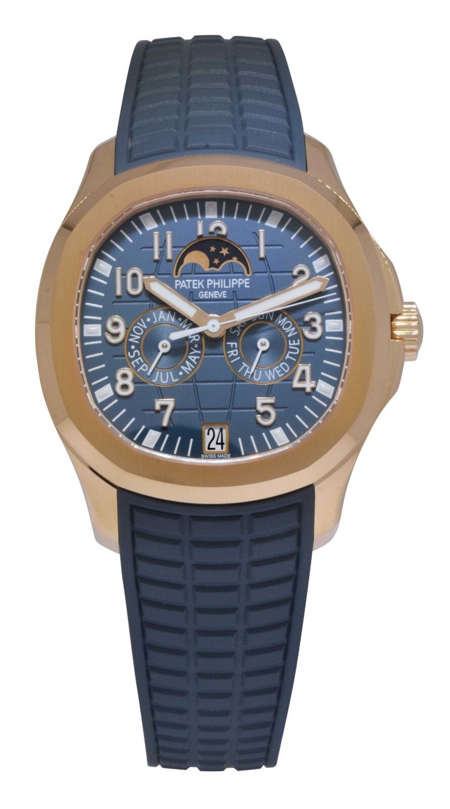 NEW Patek Aquanaut Annual Calendar 18k Rose Gold Watch B/P '23 5261R