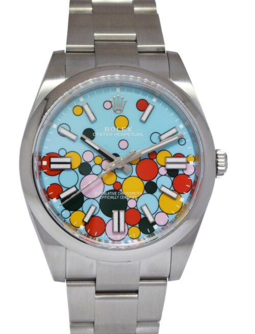 Rolex Oyster Perpetual 41 Steel Celebration Dial Mens Watch NEW B/P '23 124300 Rolex Oyster Perpetual 41 Steel Celebration Dial Mens Watch NEW B/P '23 124300