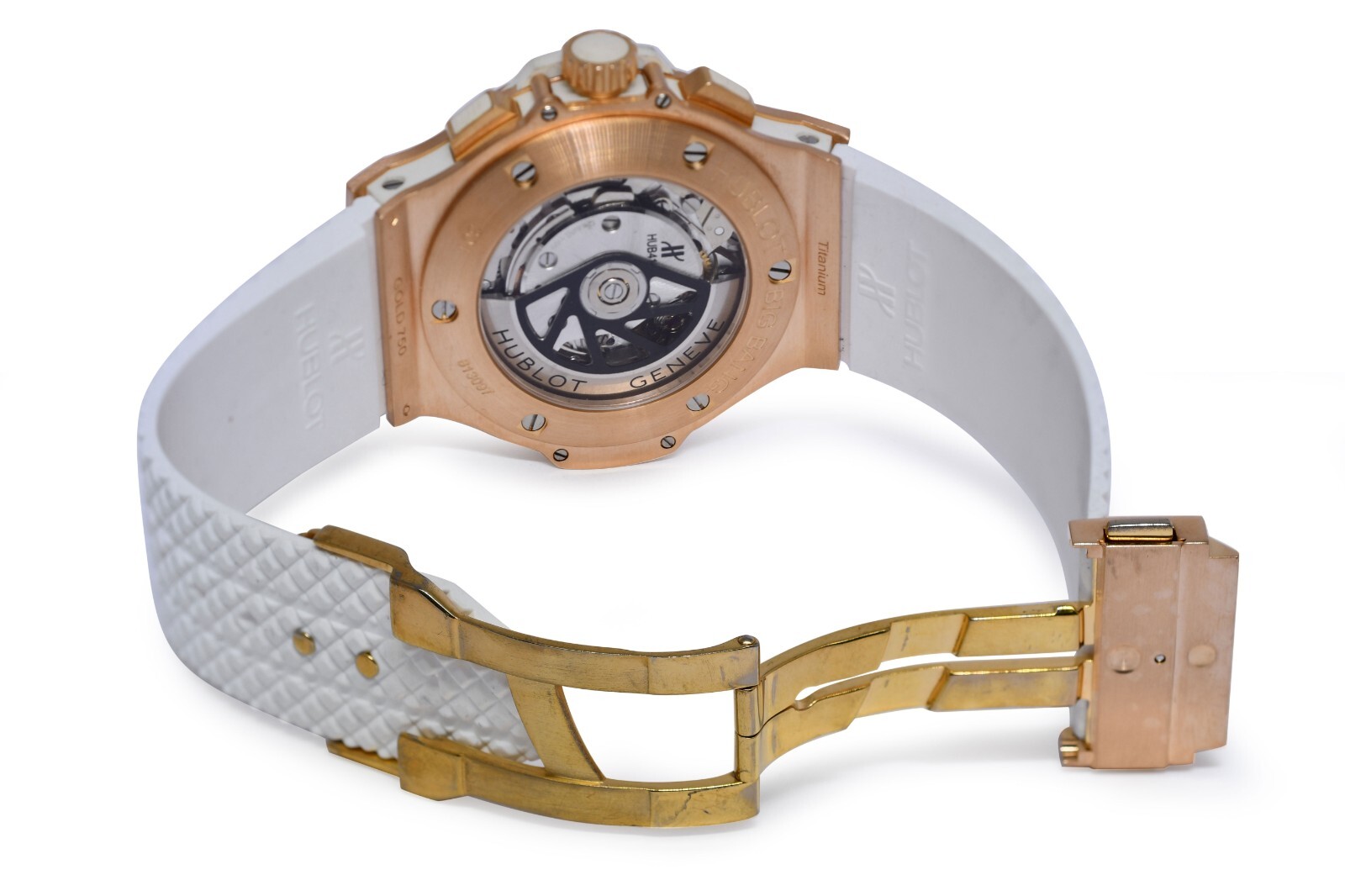 Hublot Big Bang White 18k Rose Gold & Diamond 44mm Watch 301.PE.2180.RW.1104