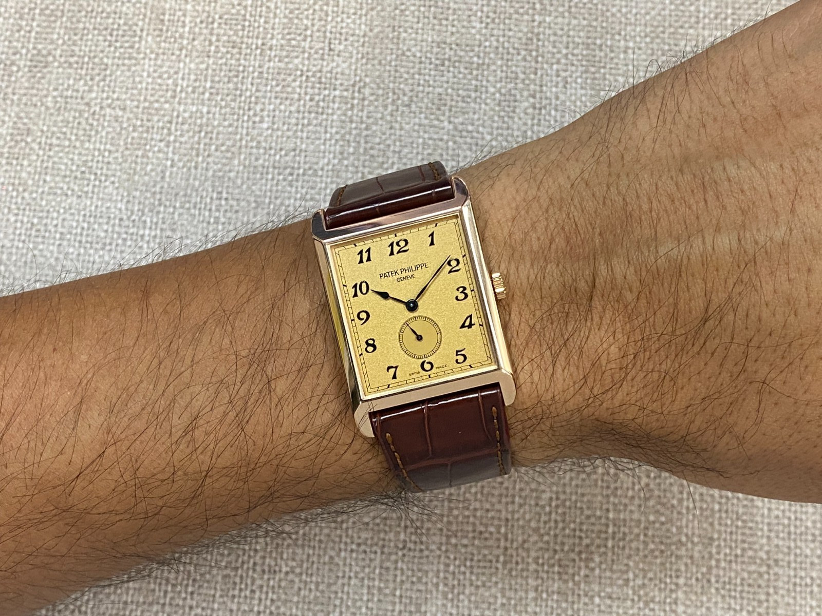 Patek Philippe 5109 Gondolo 18k Rose Gold Mens Manual Watch 5109R