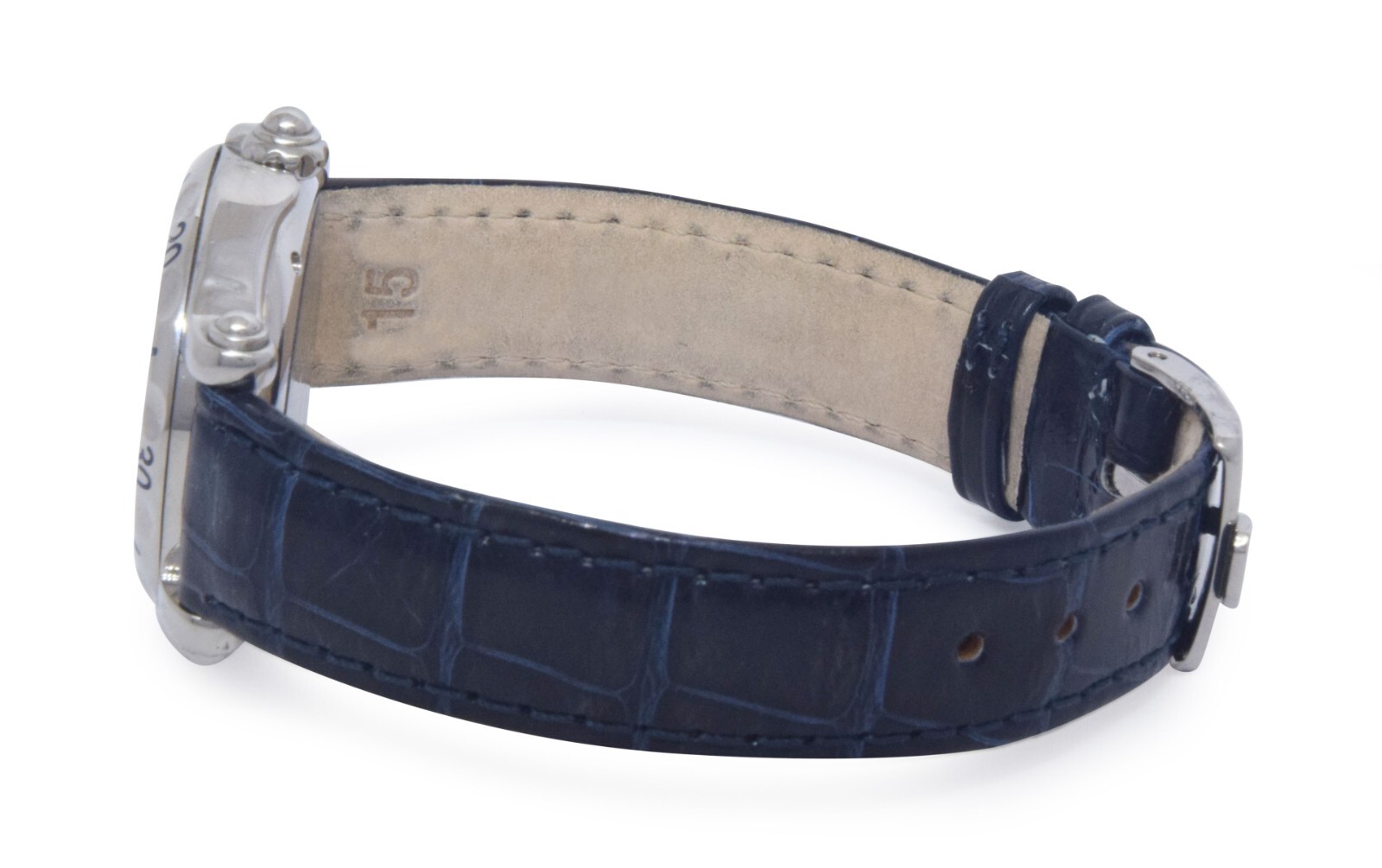 Chopard Happy Sport Fish Steel Blue Dial Ladies 32mm Quartz Watch 27/8921