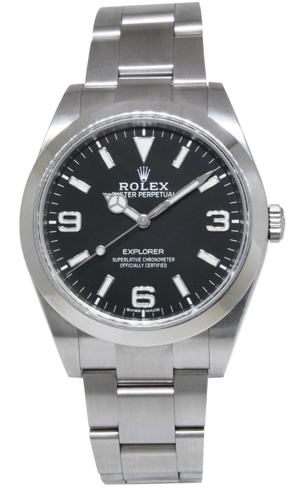 Rolex Explorer Steel Black Dial MK2 Mens 39mm Watch Box/Papers 2018 214270