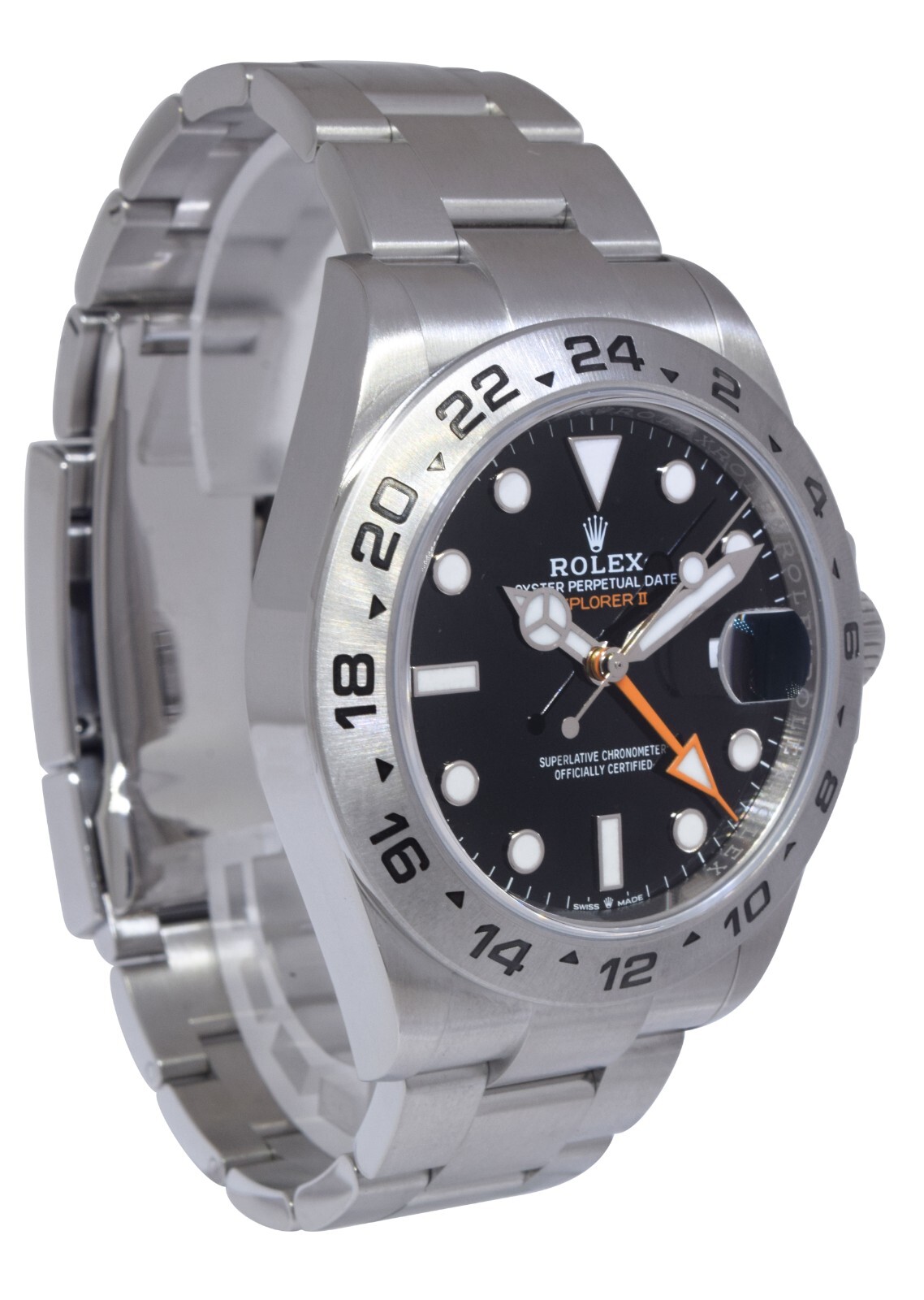 Rolex Explorer II GMT Steel Black Dial Mens 42mm Watch 226570