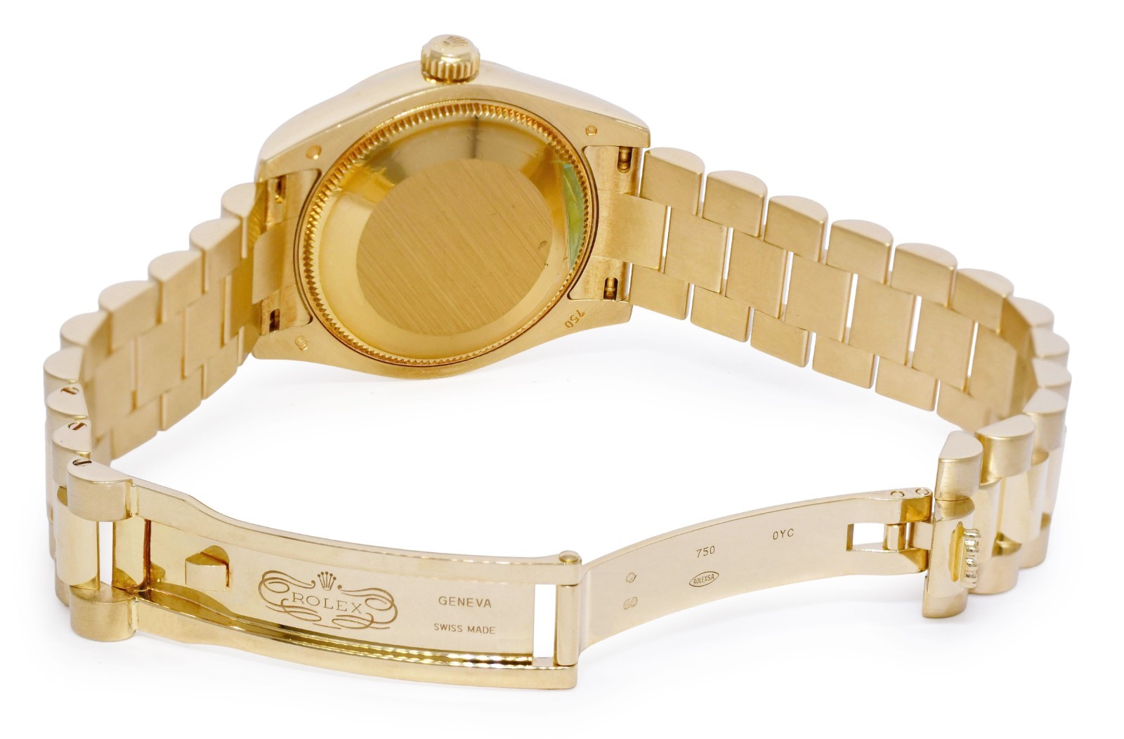 Rolex Datejust President 18k Yellow Gold Ruby VI Ladies 31mm Watch +Card 178278